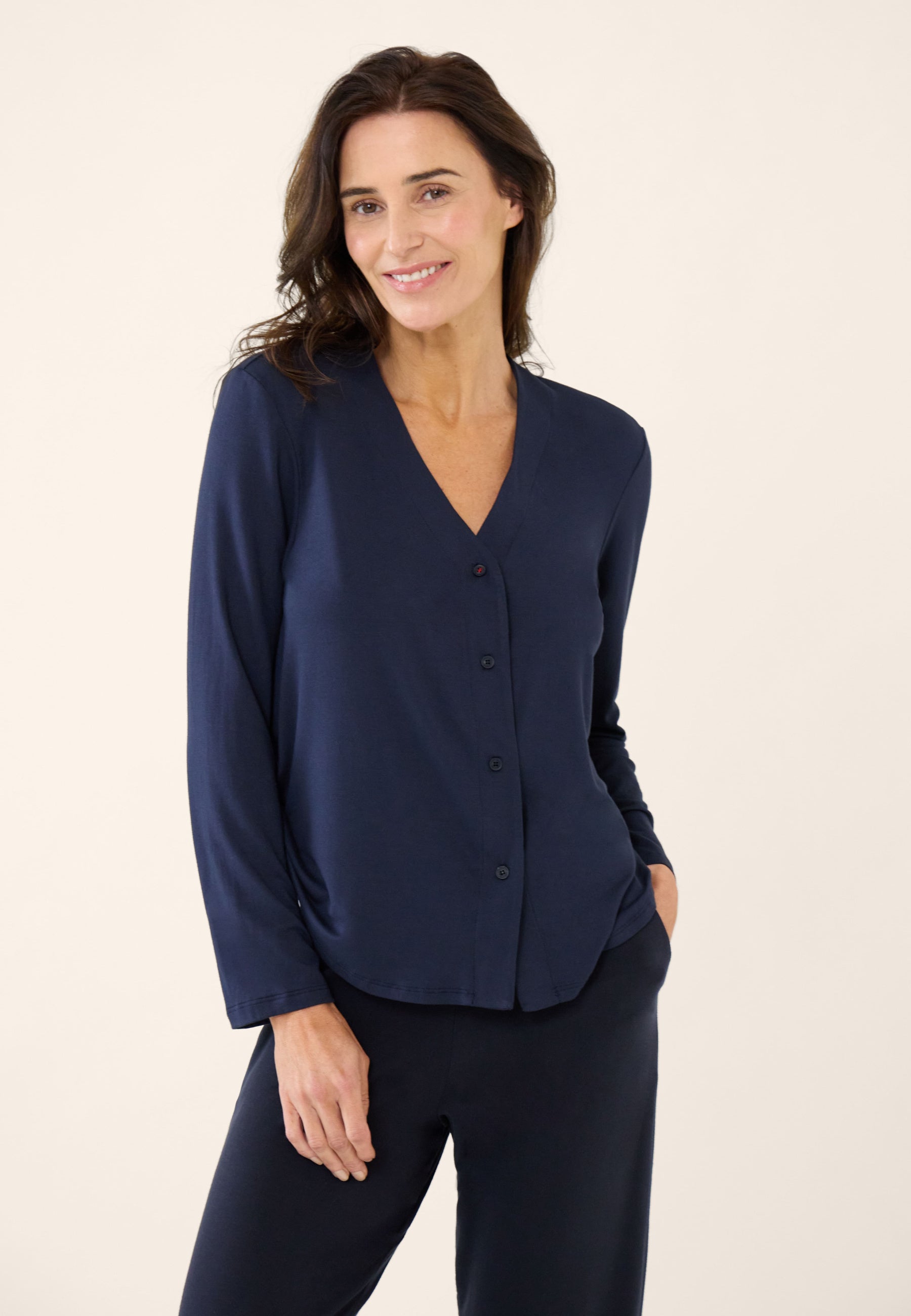 Chemise en viscose - Azelle Marine
