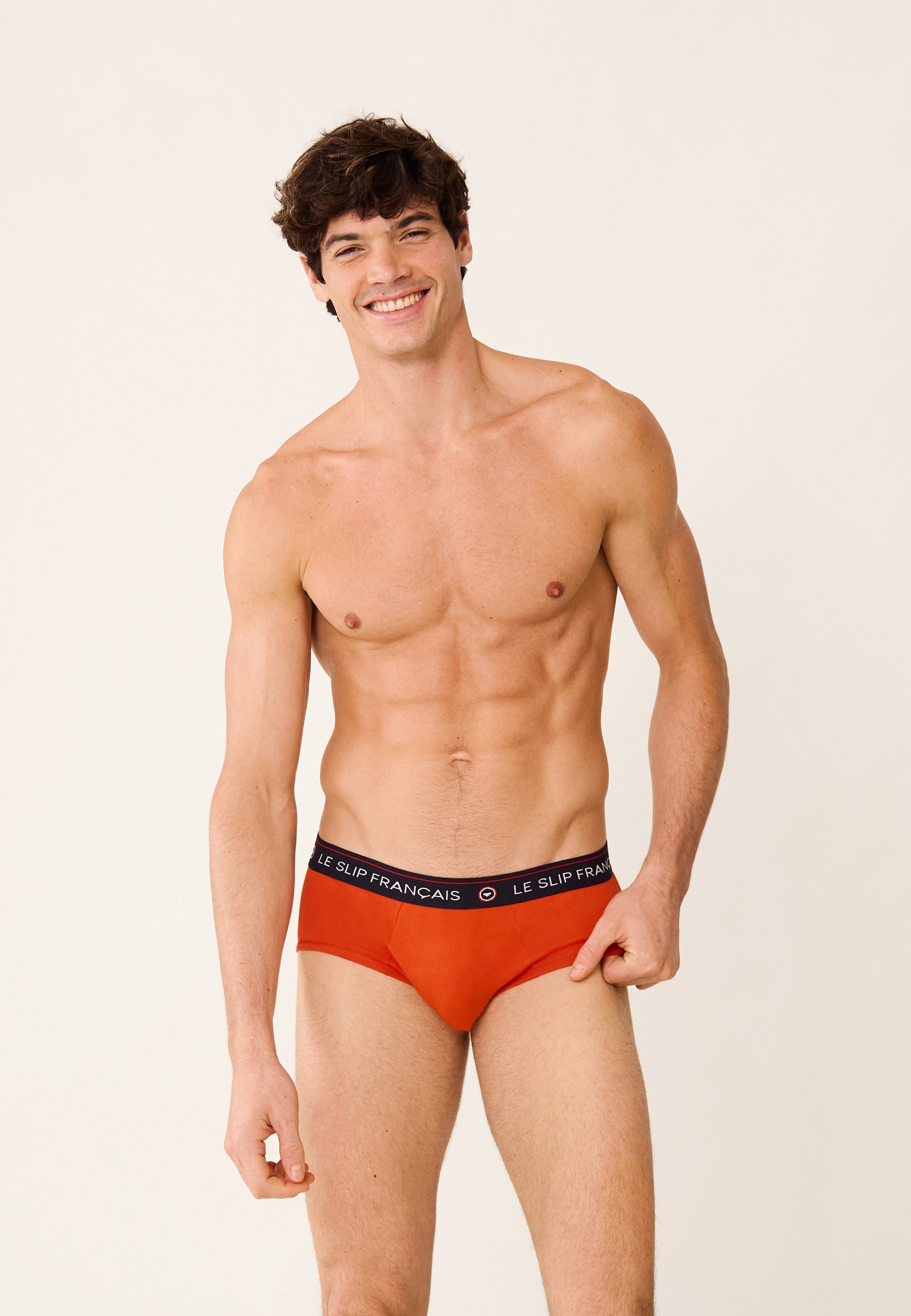 Cotton briefs - Intrepid Red Clay