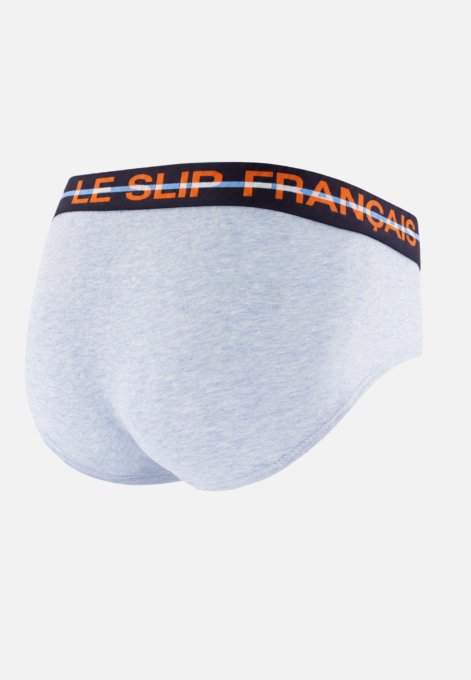 Slip bleu en coton - Intrépide Bleu Ciel Chiné