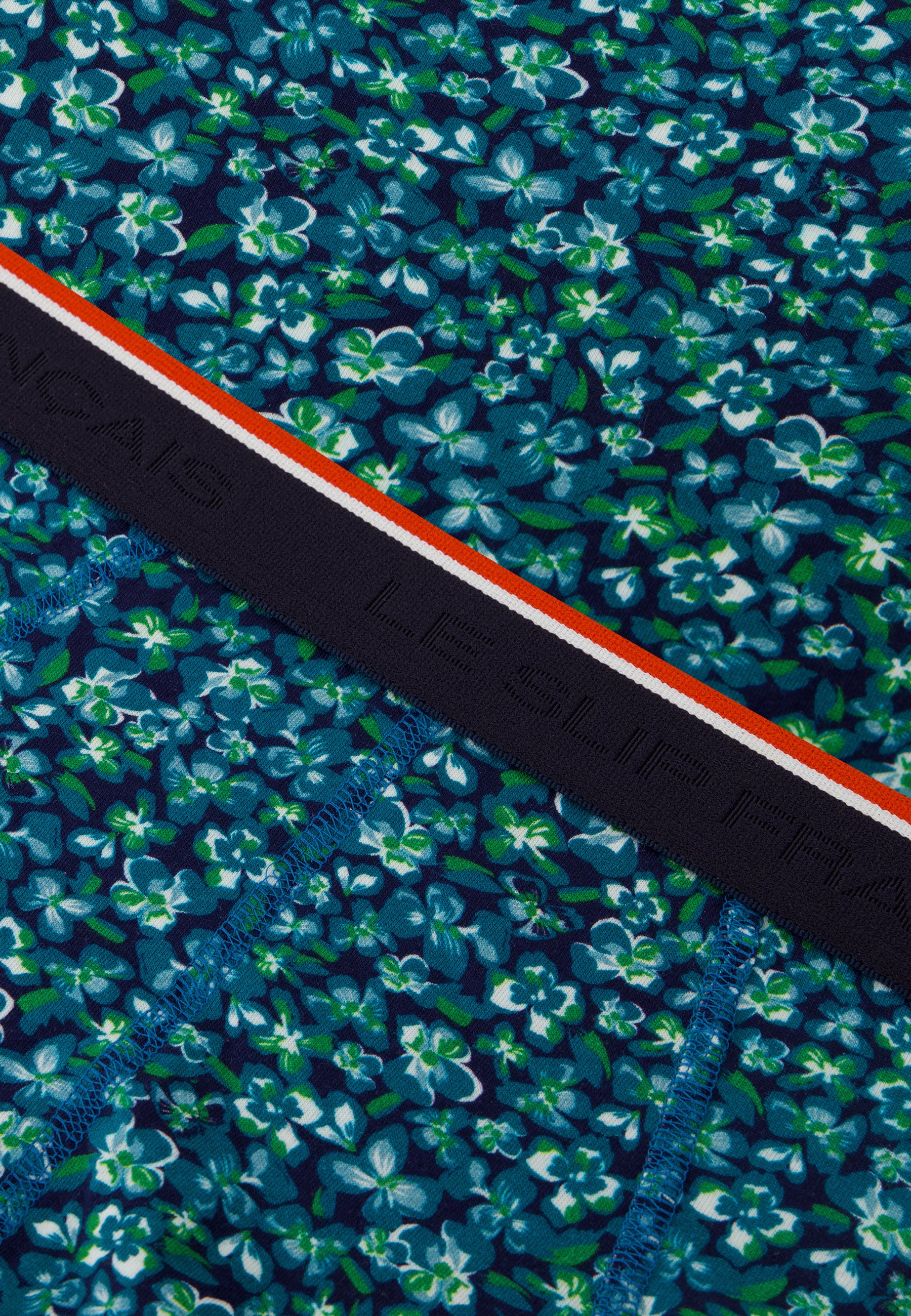 Lot de 2 slips en coton - Slips Prune Hibiscus Mint Green