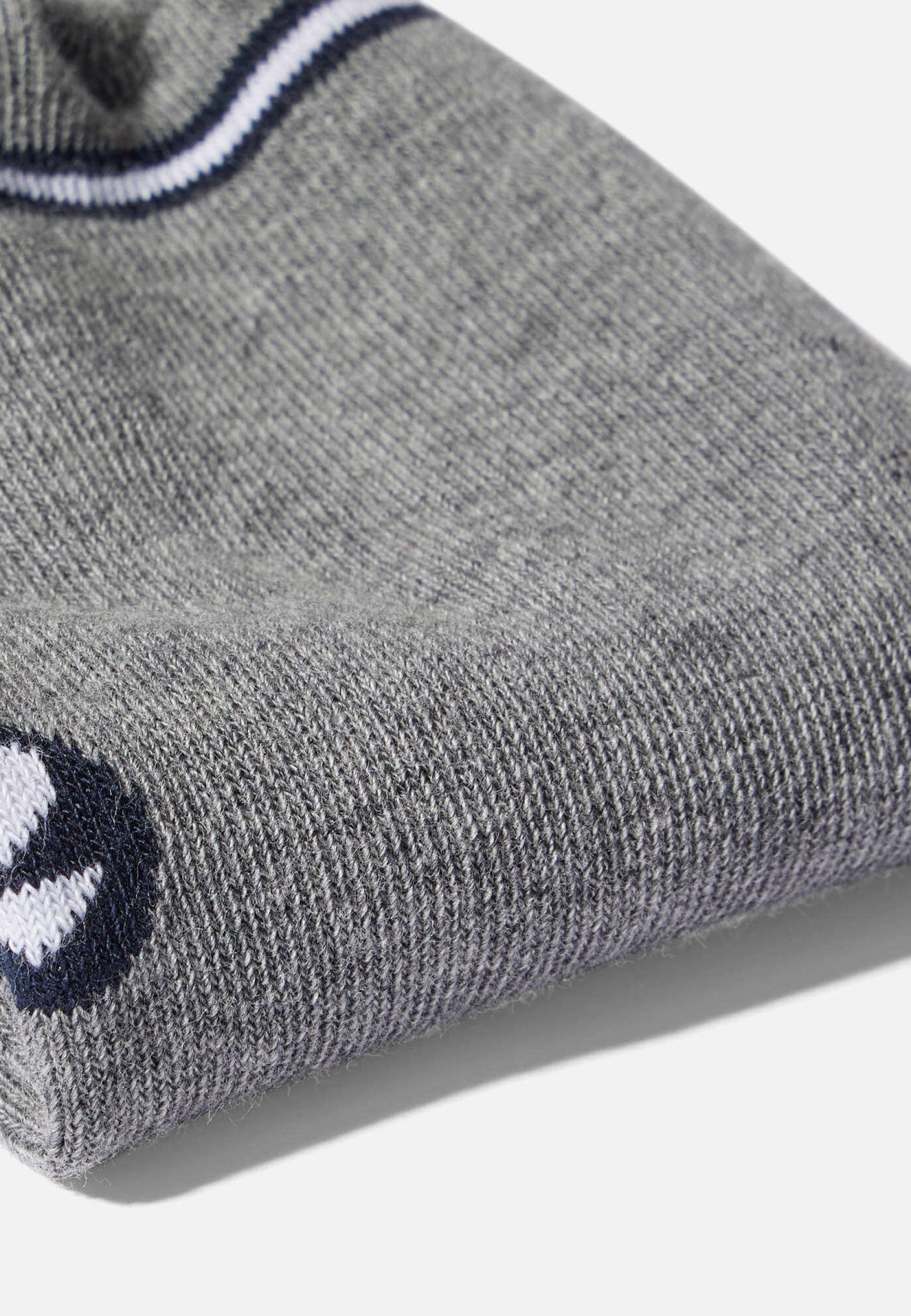 Lot de 2 paires de chaussettes basses noir et gris - Jo Duo Noir Gris