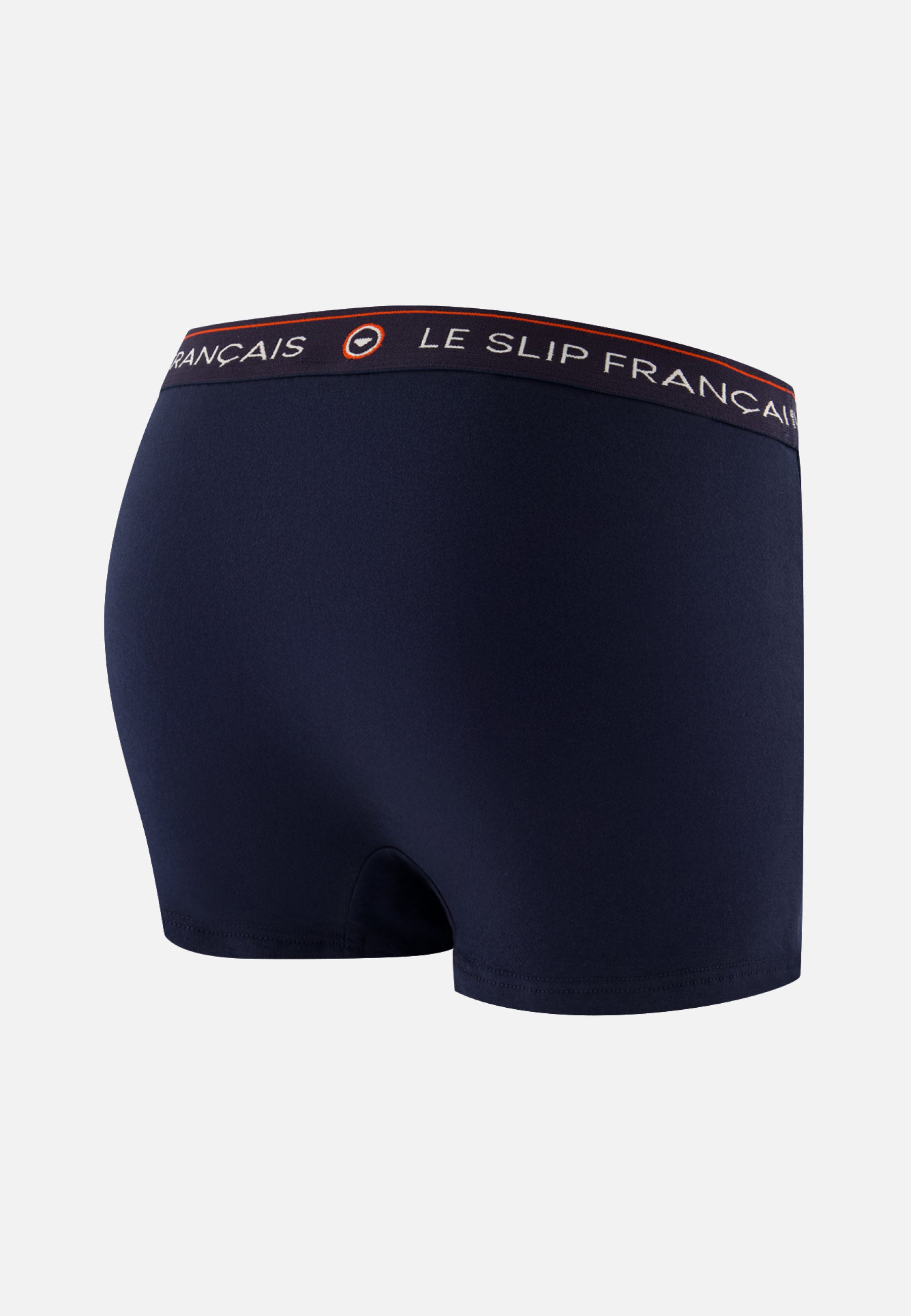 Women's navy cotton boxer briefs - Fougueuse Marine Lsf