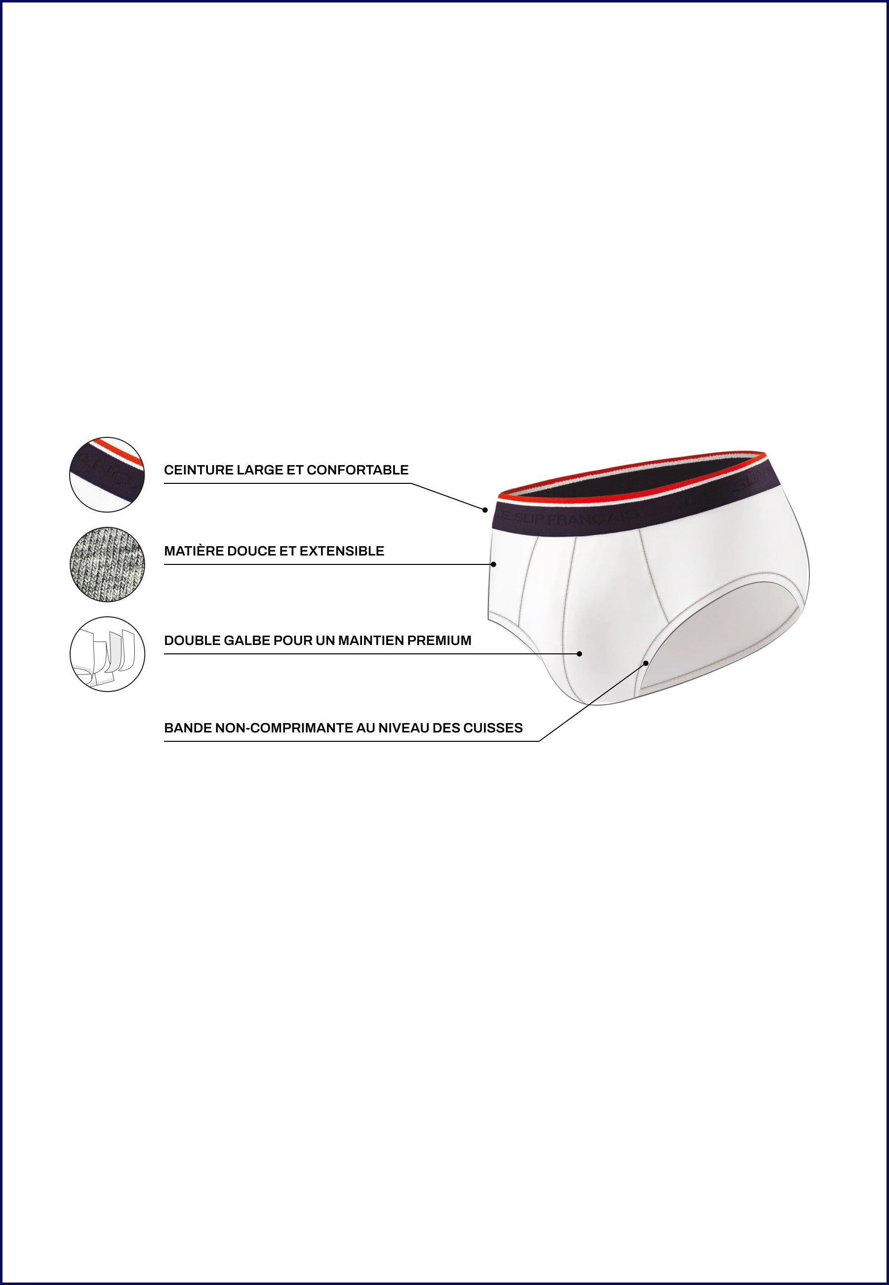 Fuchsia dart print cotton briefs - Terrible Flechette Fuchsia