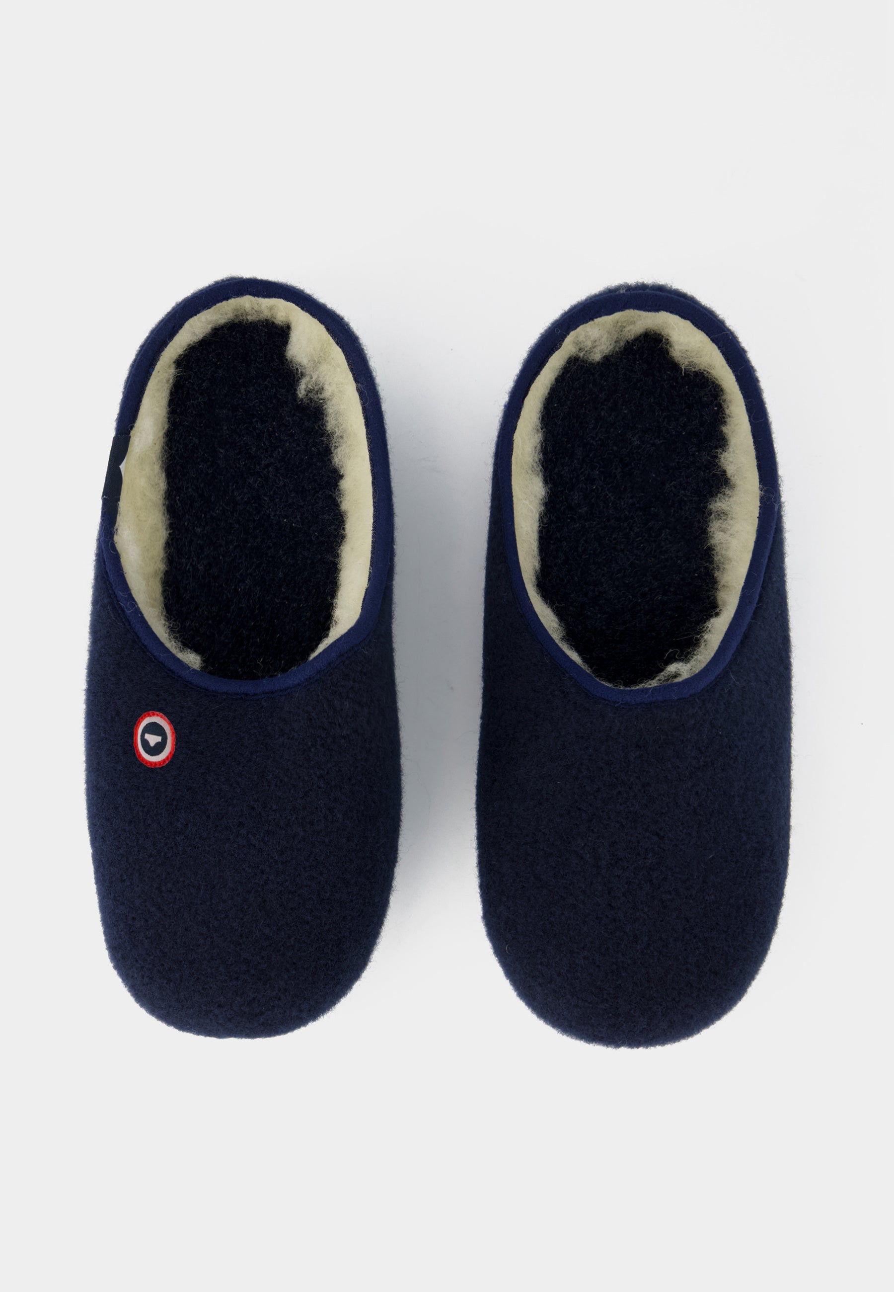 Navy blue indoor slippers - Claudio Marine Lsf
