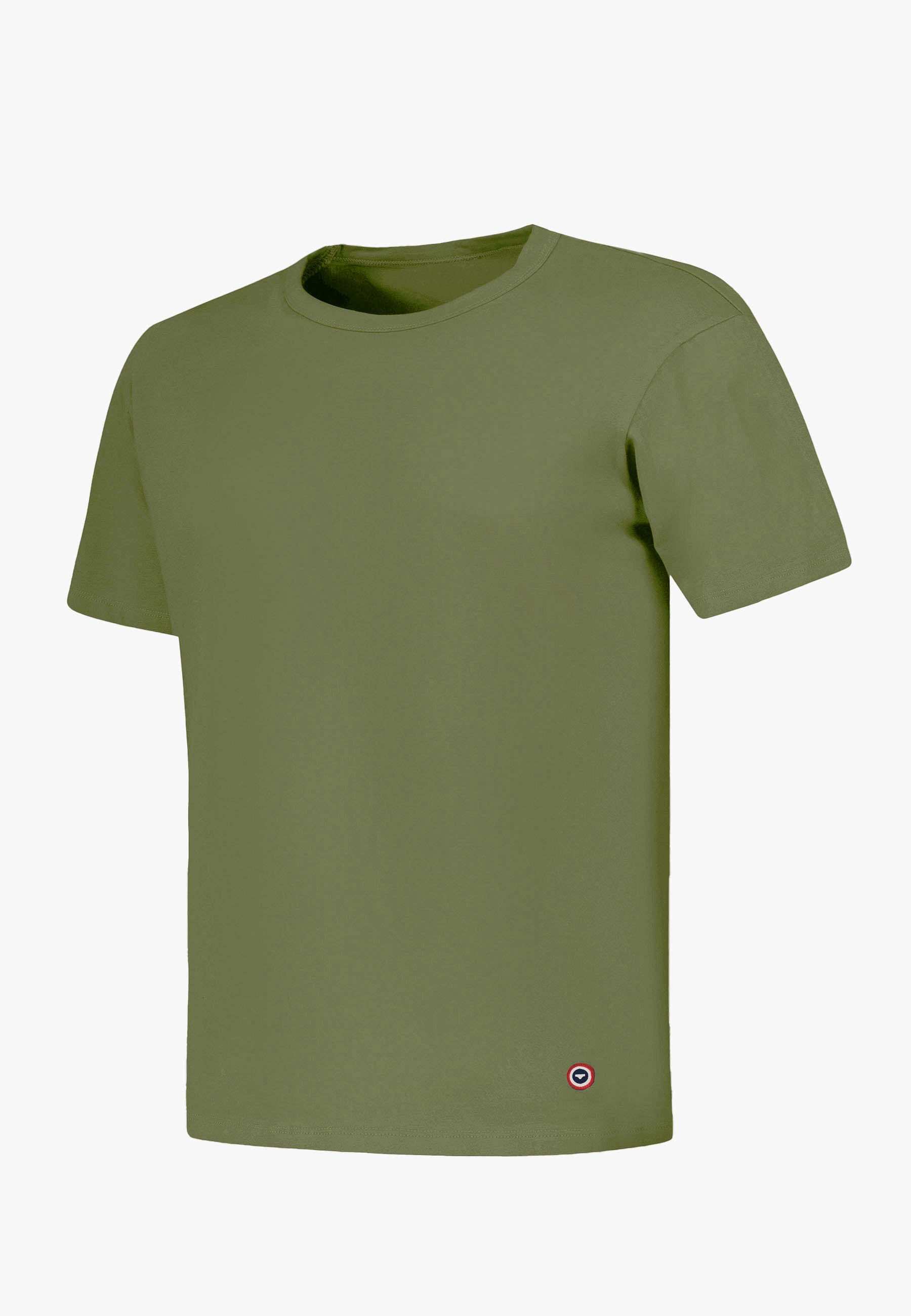Men's green short-sleeved cotton T-shirt - Formidable Kaki Veronese
