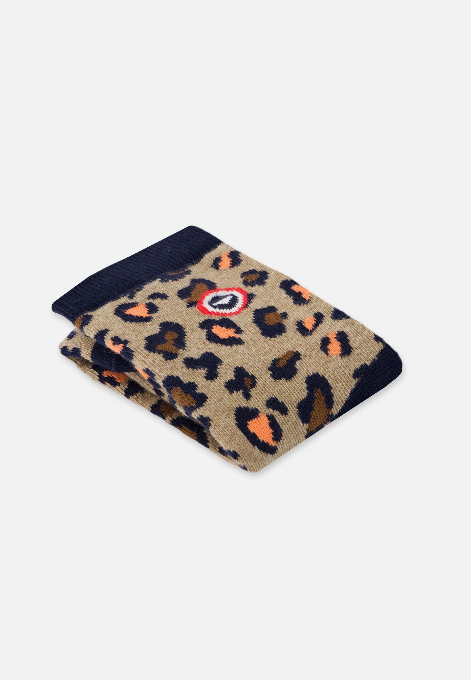 Chaussettes mi-hautes femme à motif léopard - Lucie Léopard