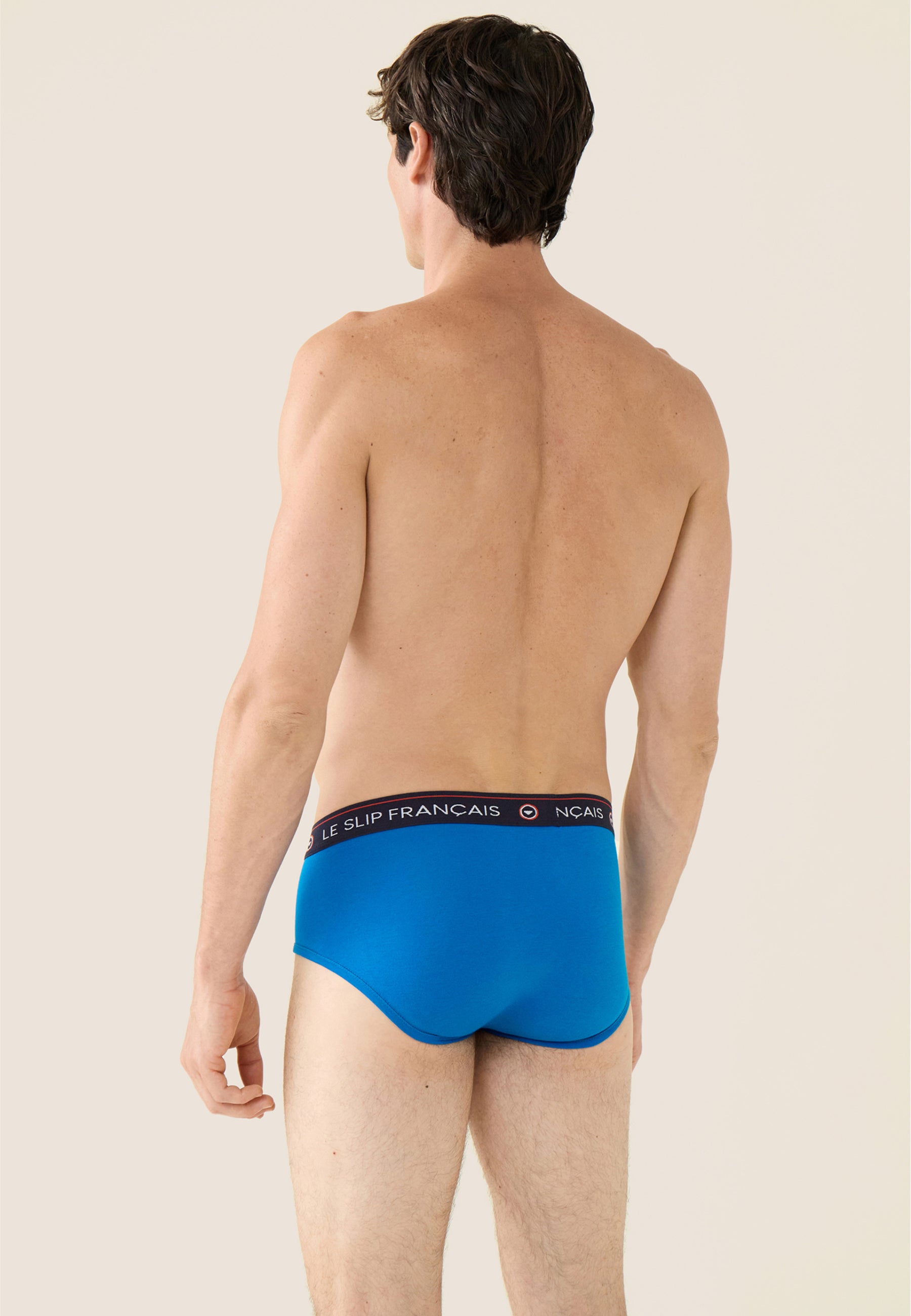 Turquoise blue cotton briefs - Intrépide Bleu Turquoise