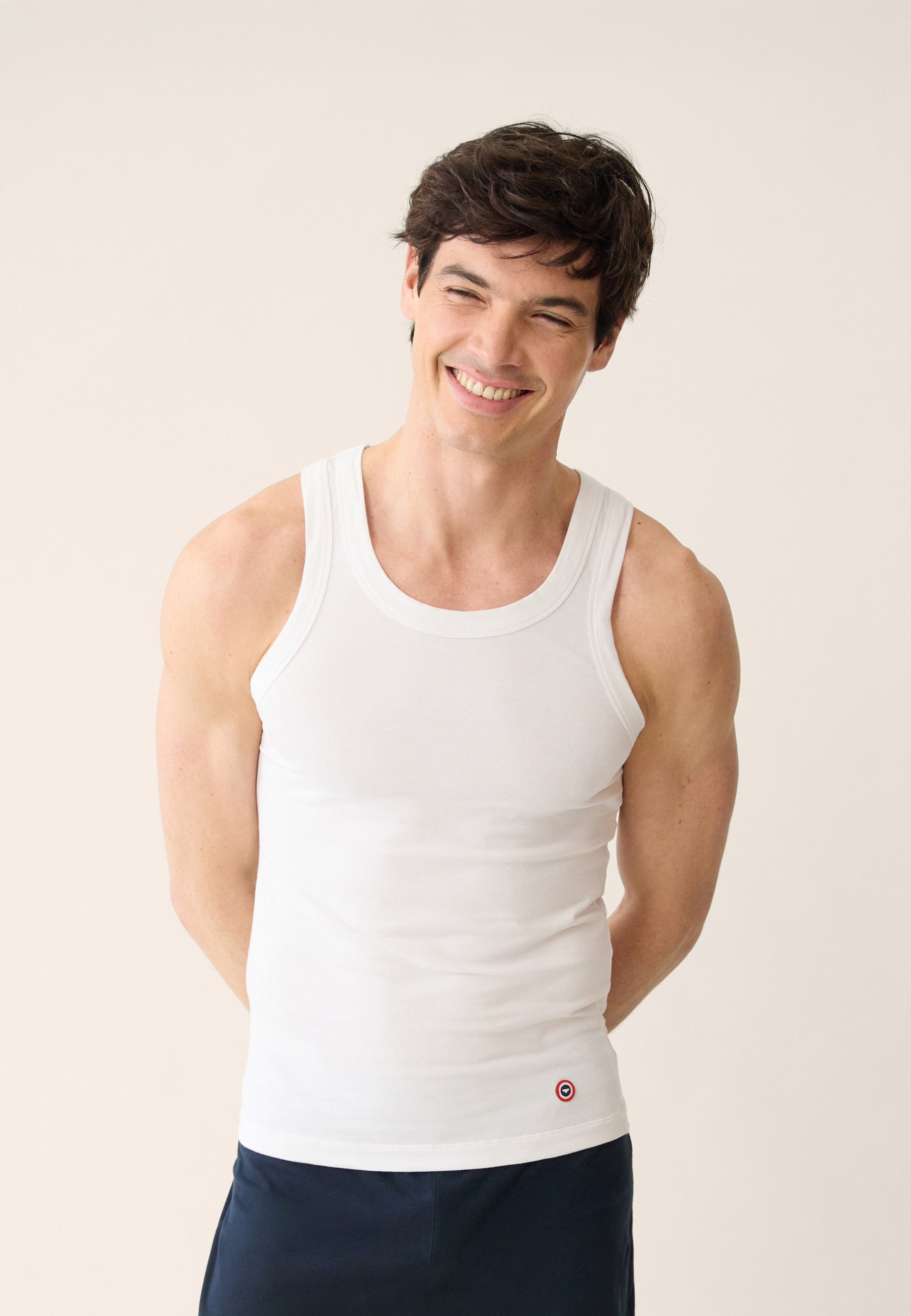 Débardeur homme blanc en coton - Fulminant Blanc