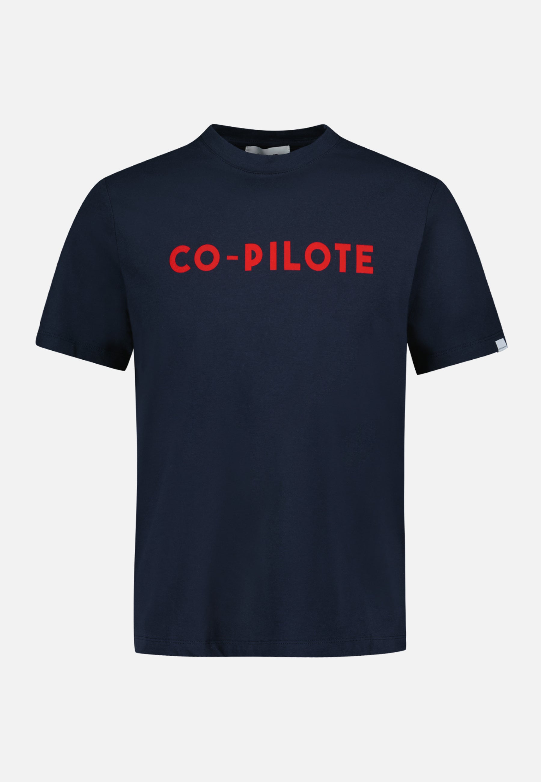 T-shirt col rond en coton - Jean-F Copilote