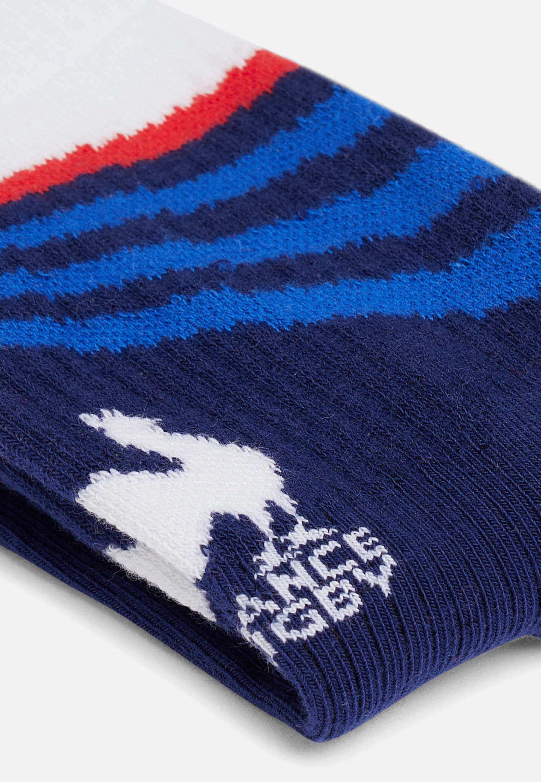 Chaussettes mi-hautes en coton - Wilfried Marine XV de France