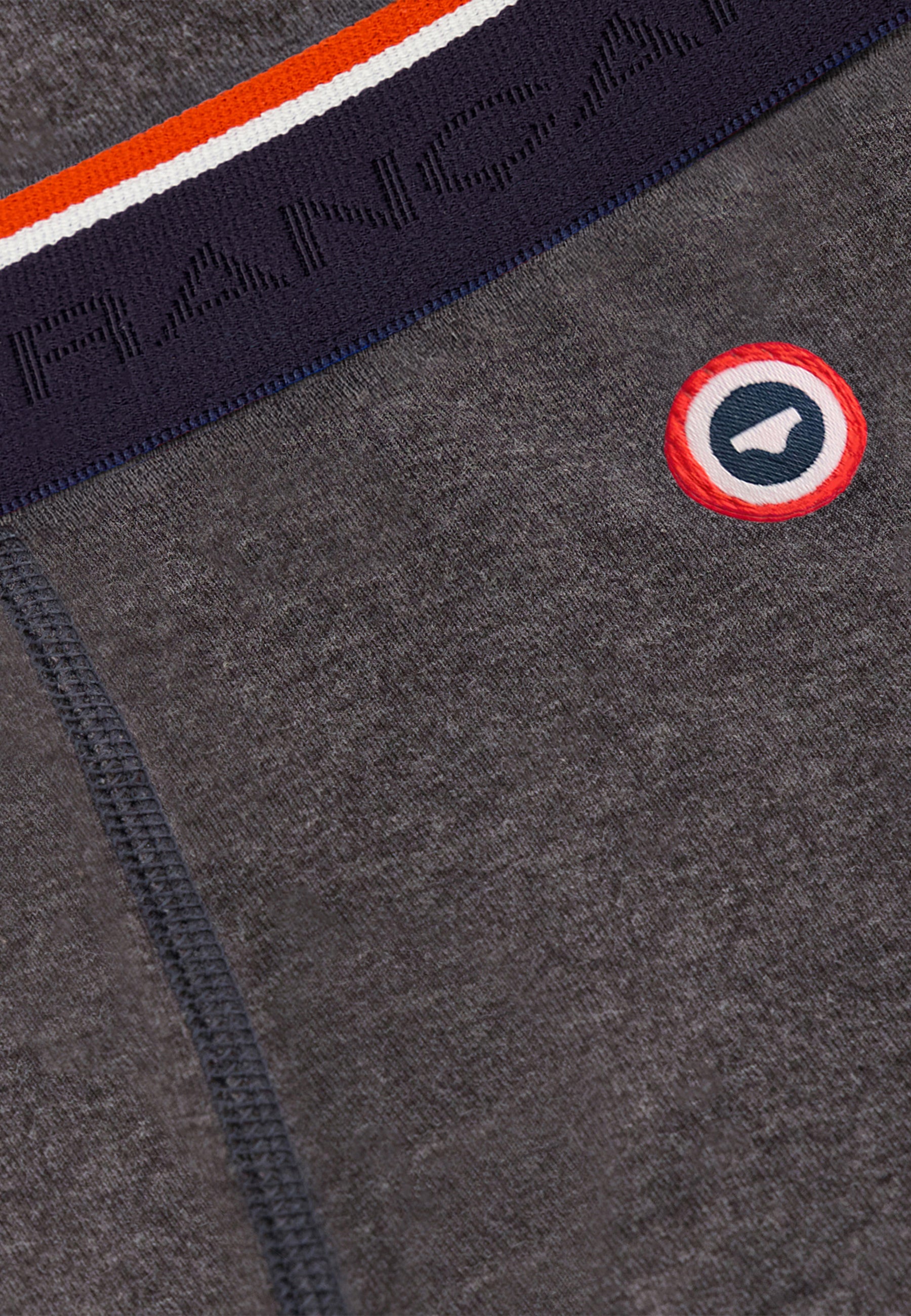 Pack of 3 long cotton boxers - Anthracite Grey Boxers