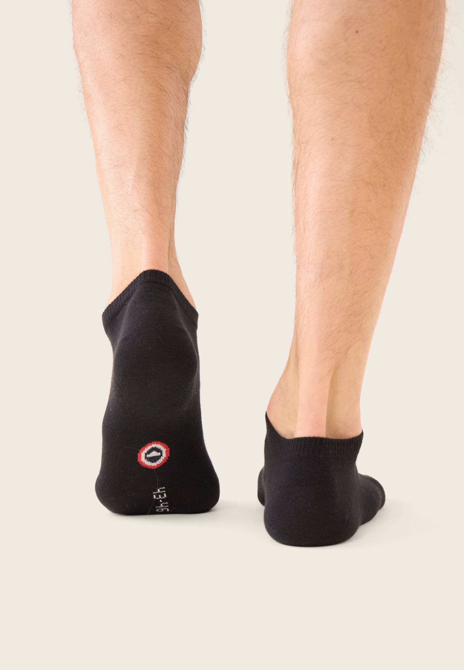 Lot de 2 chaussettes basses en coton - Chaussettes noires