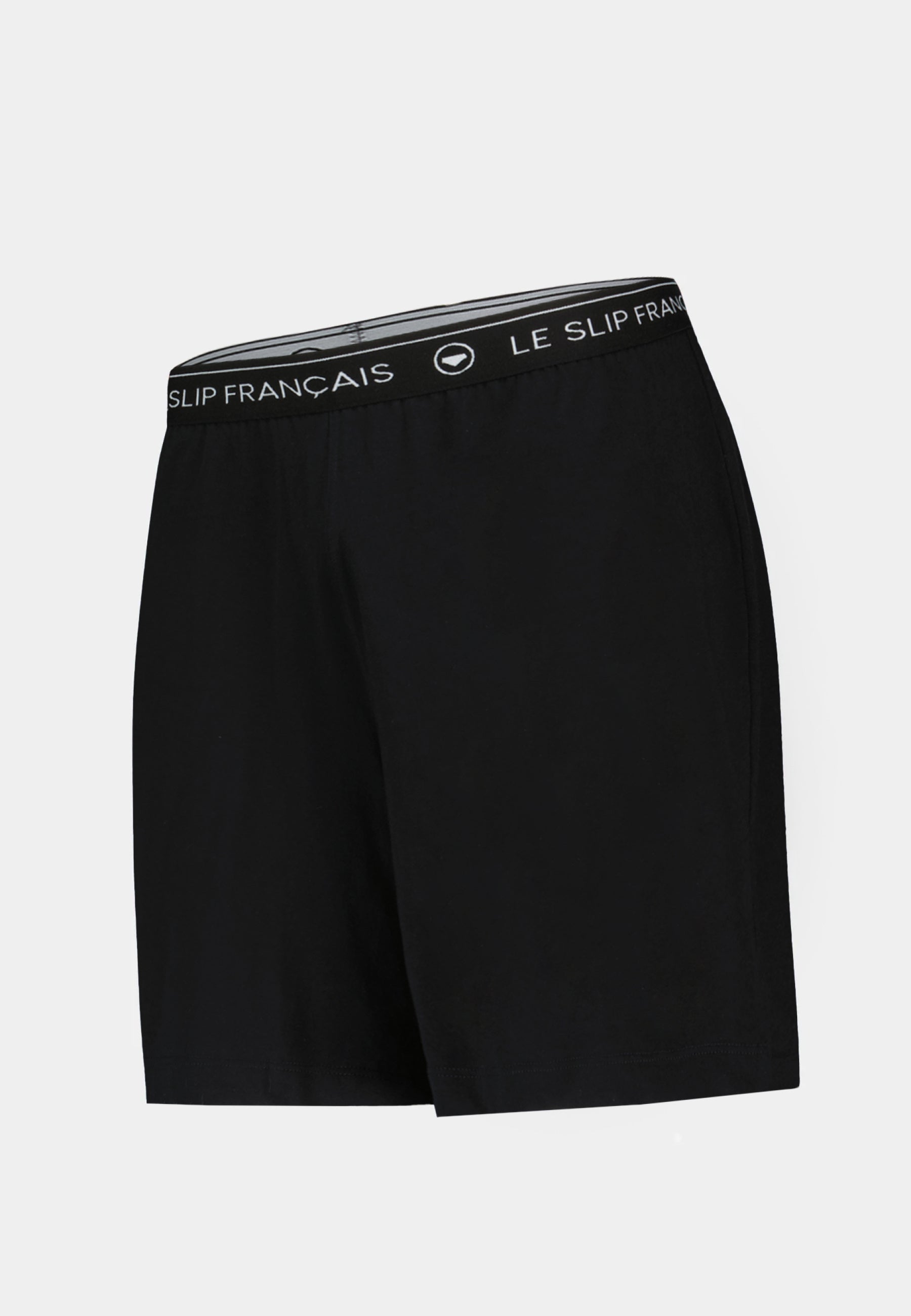 Bas de pyjamas court noir en coton - Invincible Noir