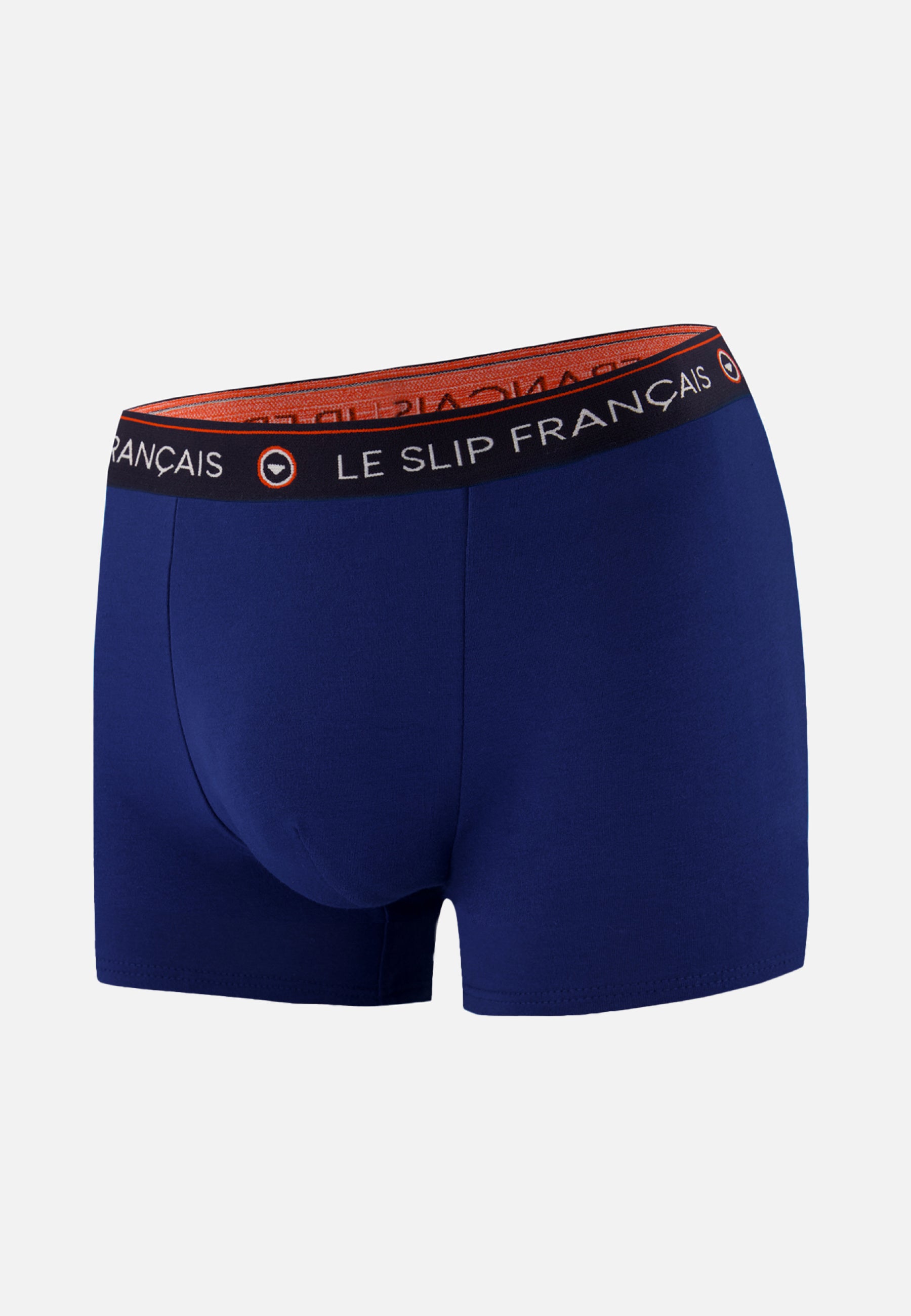 Blue cotton boxer shorts - Redoutable Indigo