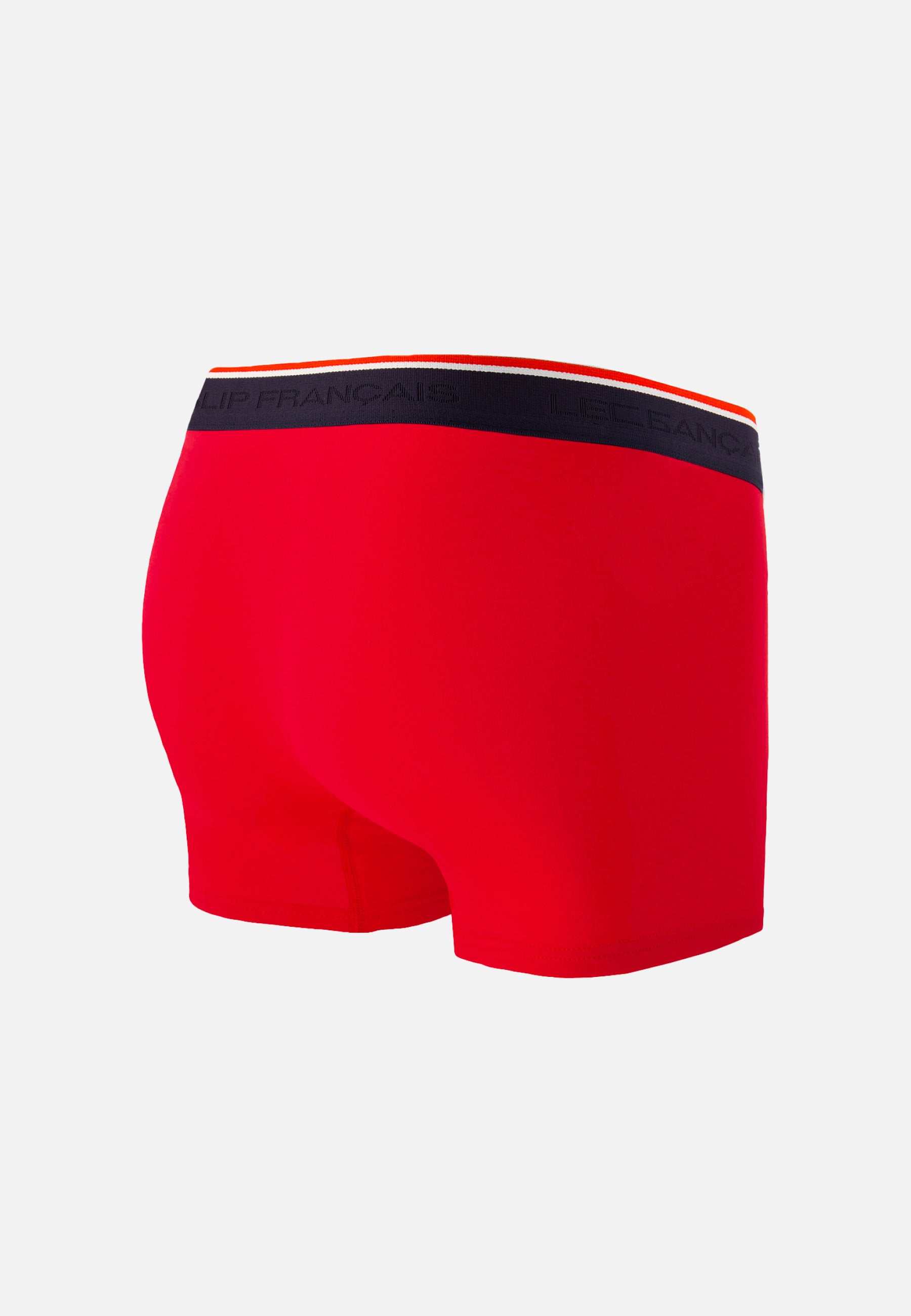 Boxer rouge en coton avec cocarde - Marius Rouge