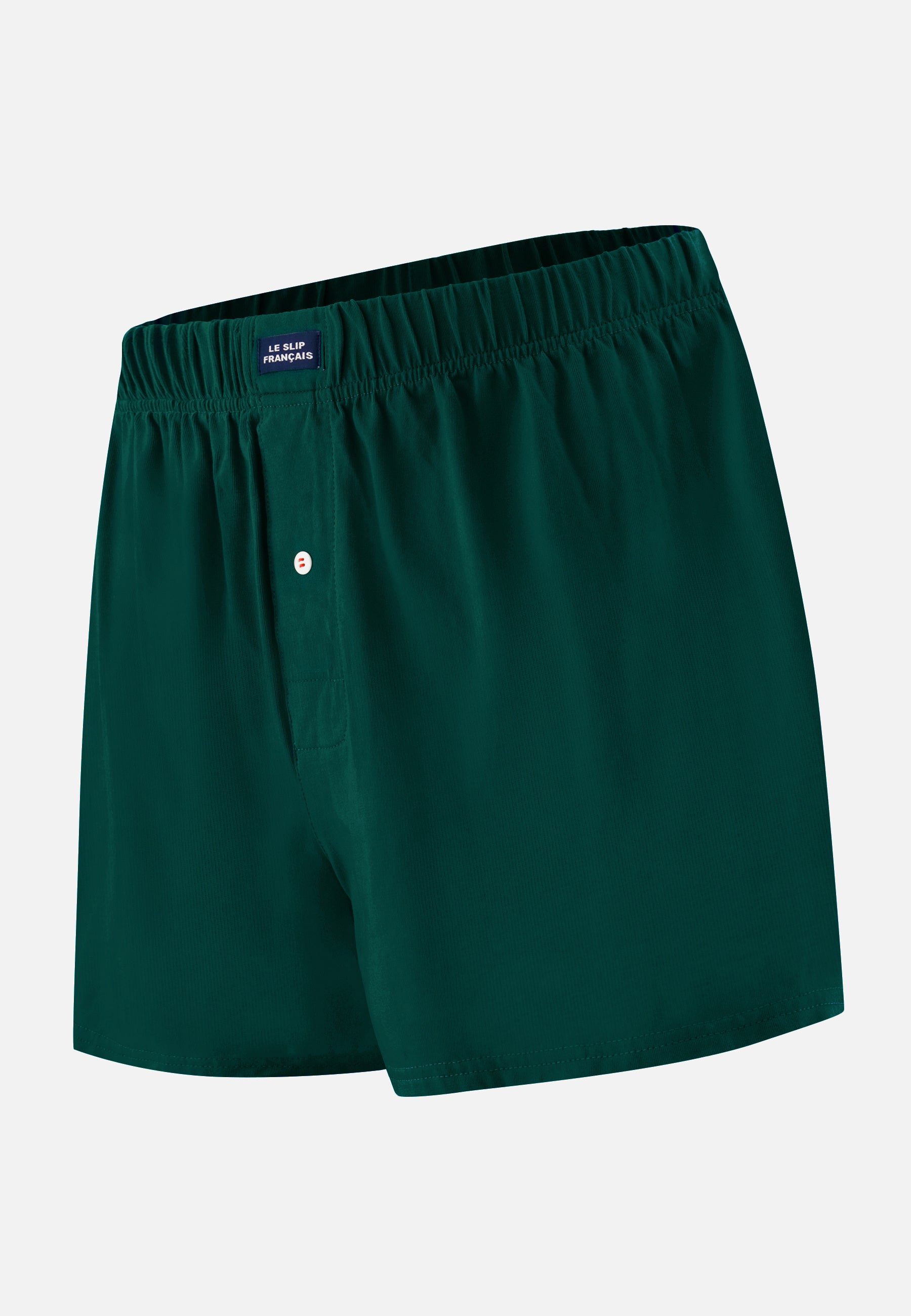 Caleçon vert sapin en jersey de coton - Fredo Vert Sapin