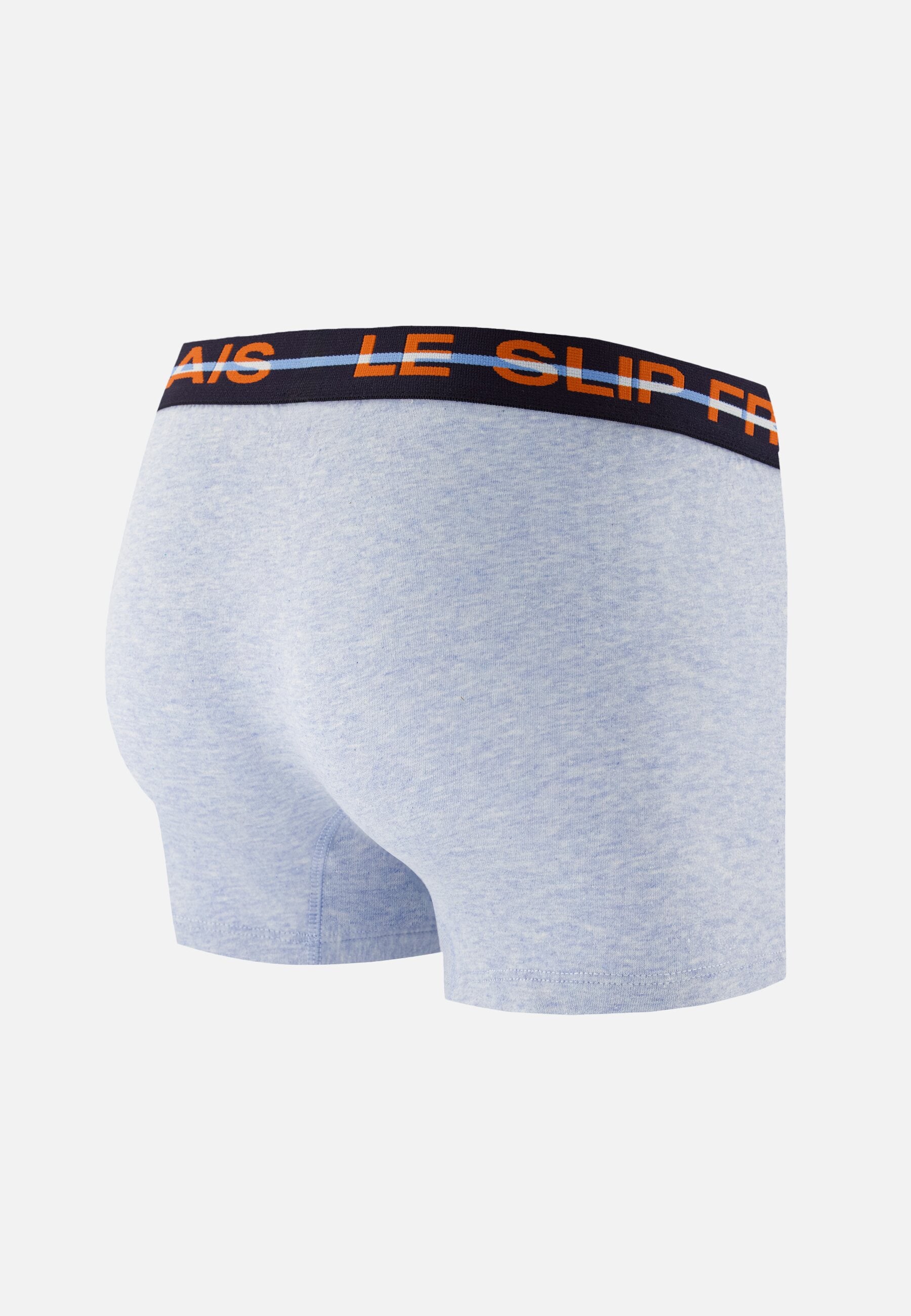 Boxer bleu en coton - Redoutable Bleu Ciel Chiné