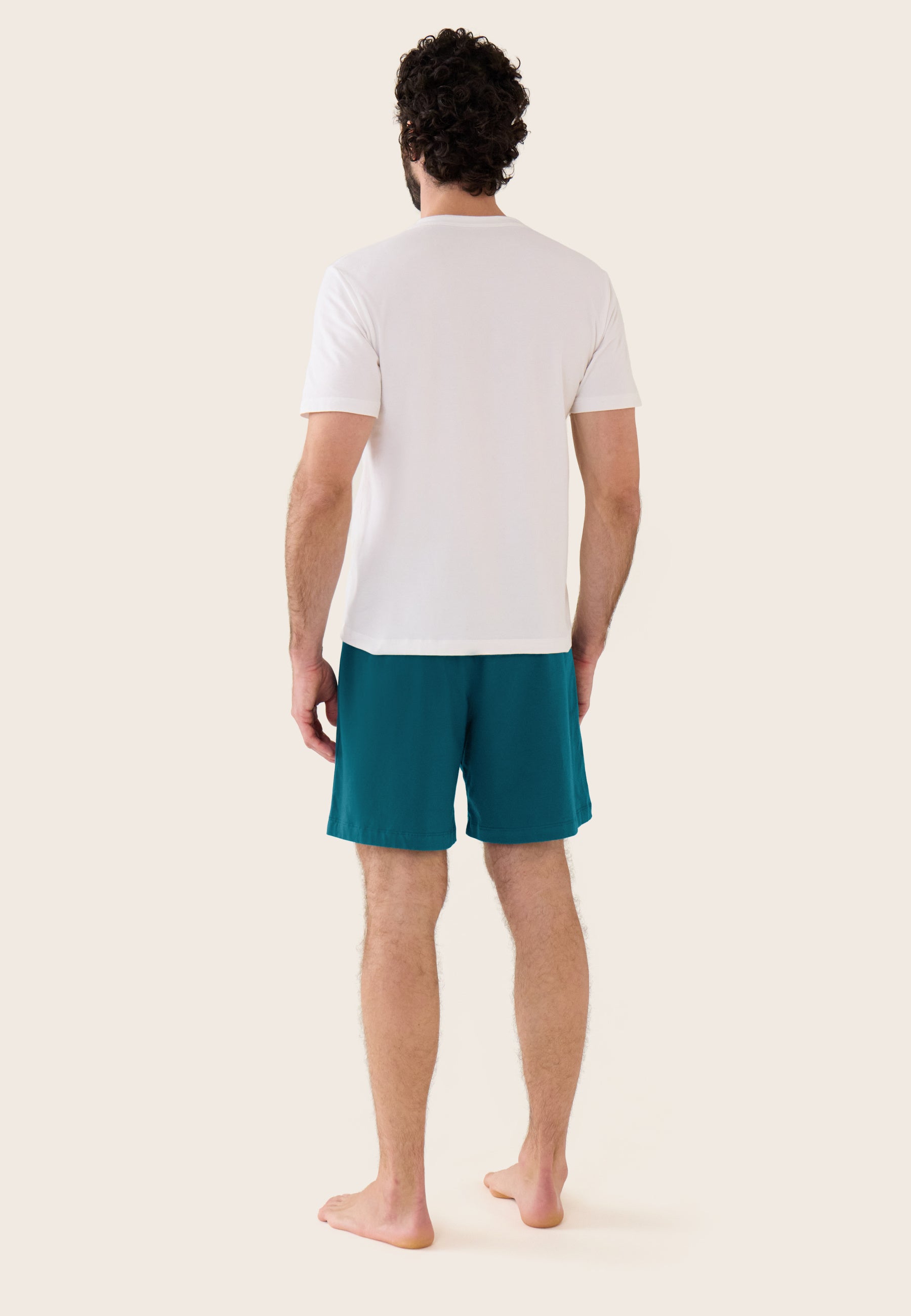Cotton T-shirt and Shorts Pyjama Set - Formidable Marine Invincible Teal Pyjama Set