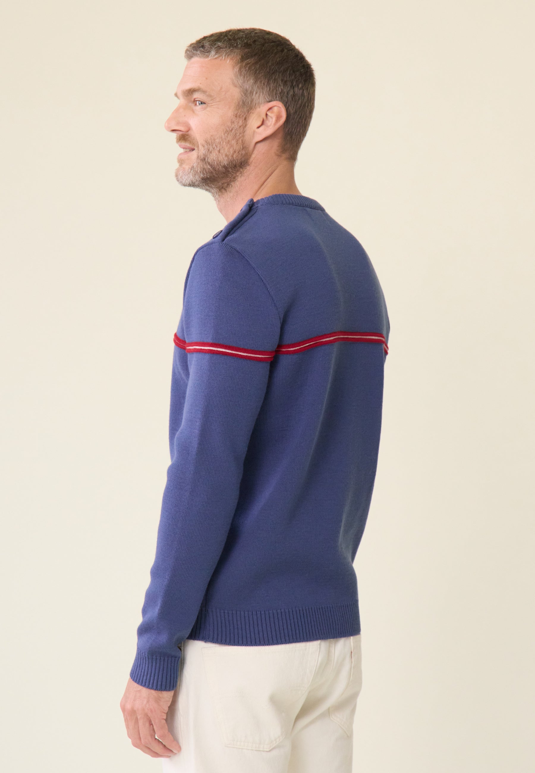 Men's Sweater - Francois Navy Blue Christmas