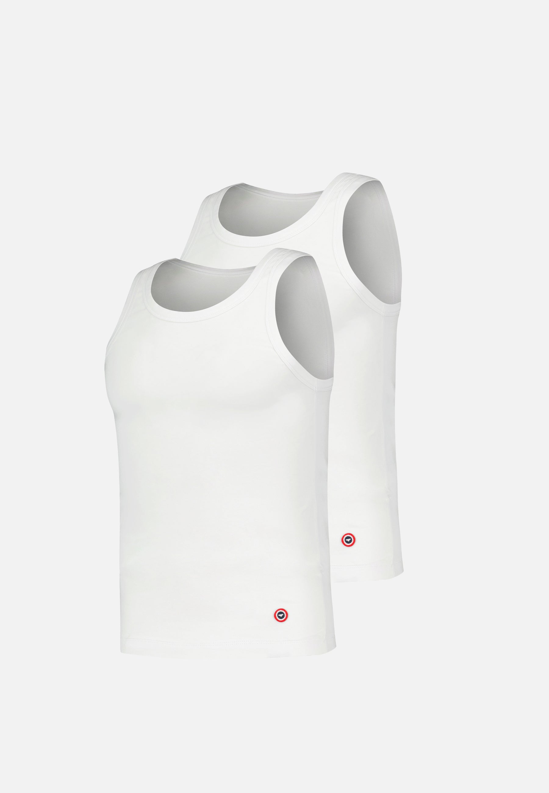 Pack of 2 cotton tank tops - Fulminant White Tank Tops