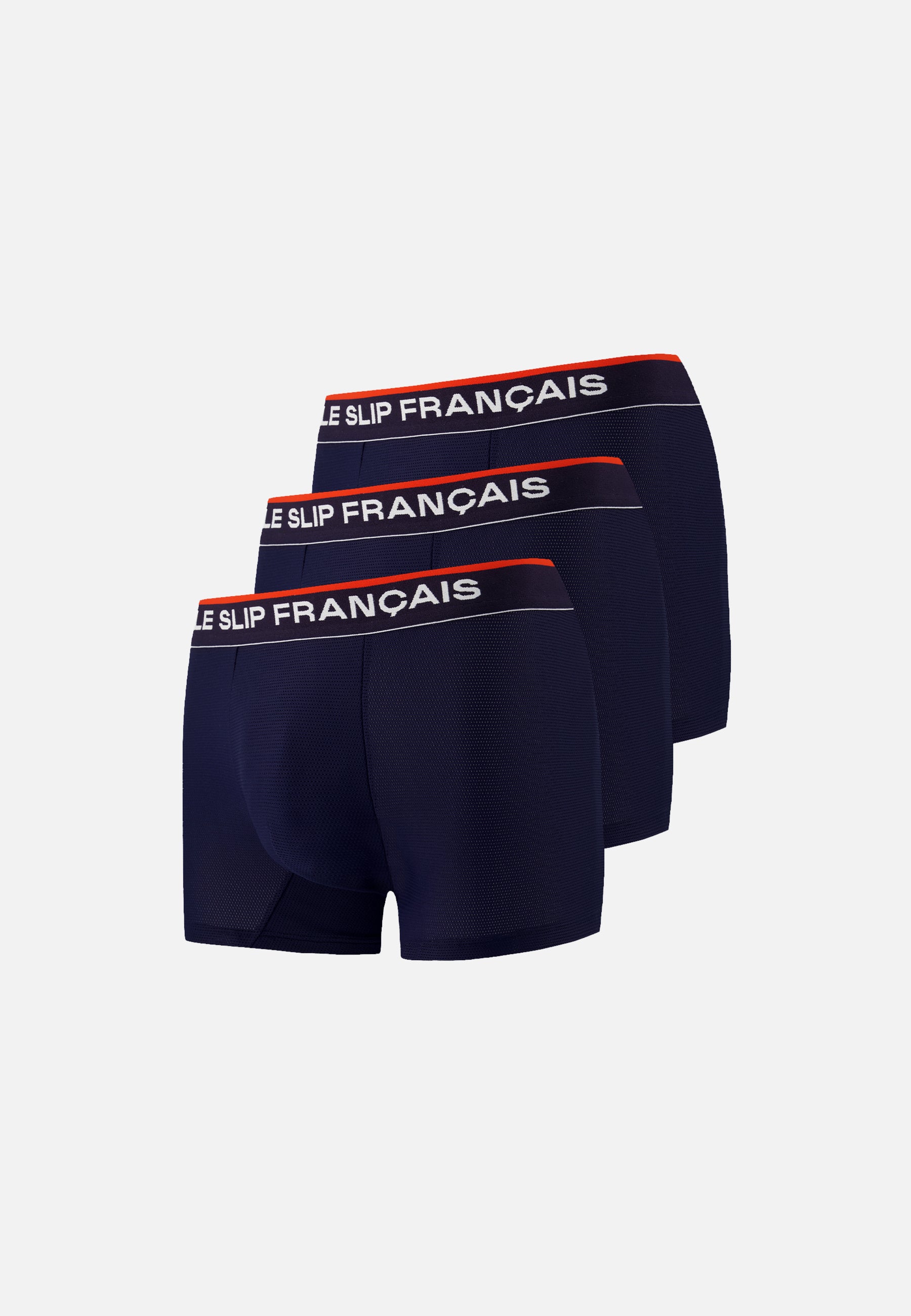 Lot de 3 boxers marine de sport - Courageux Marine