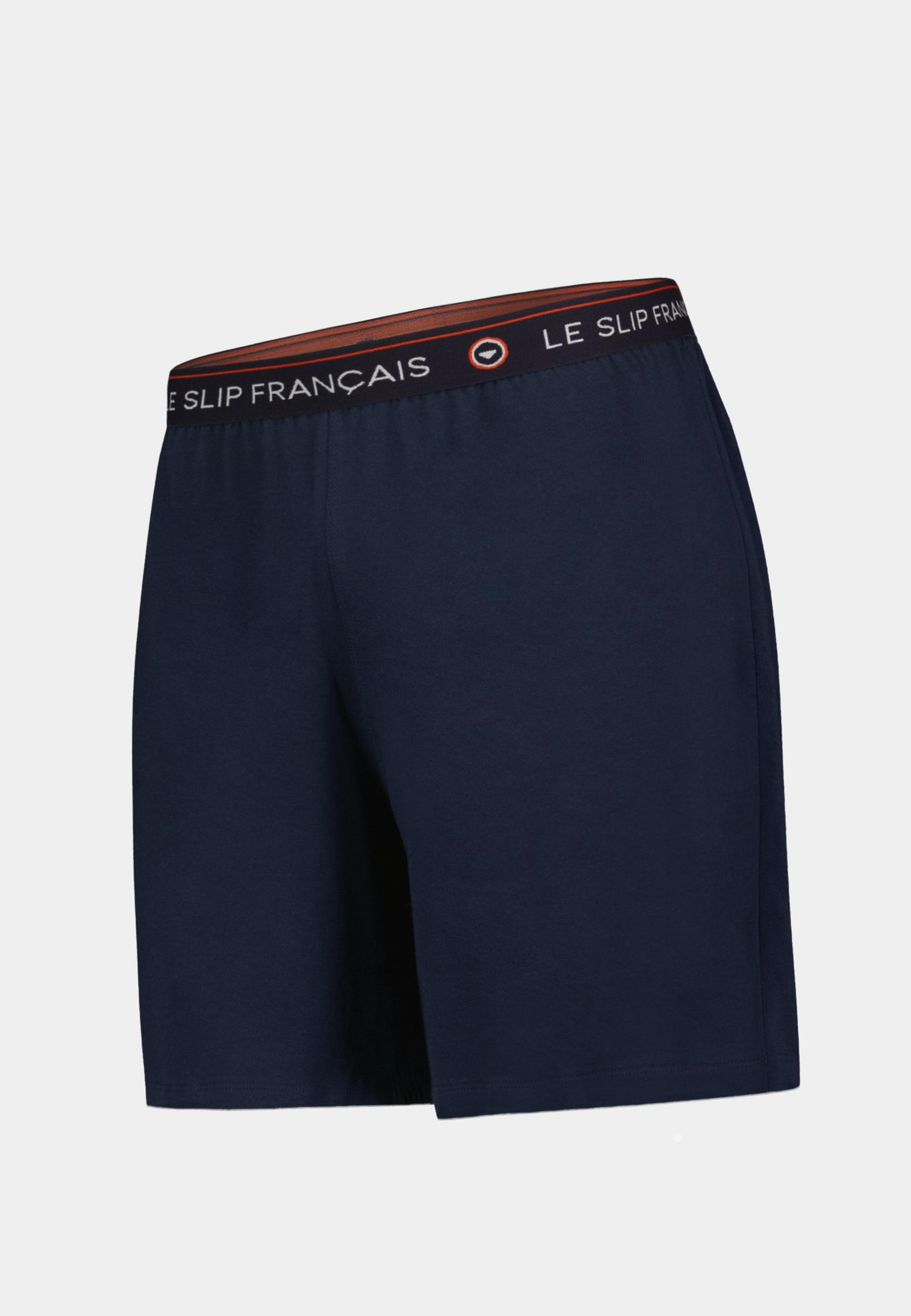 Bas de pyjama court bleu marine en coton - Invincible Marine