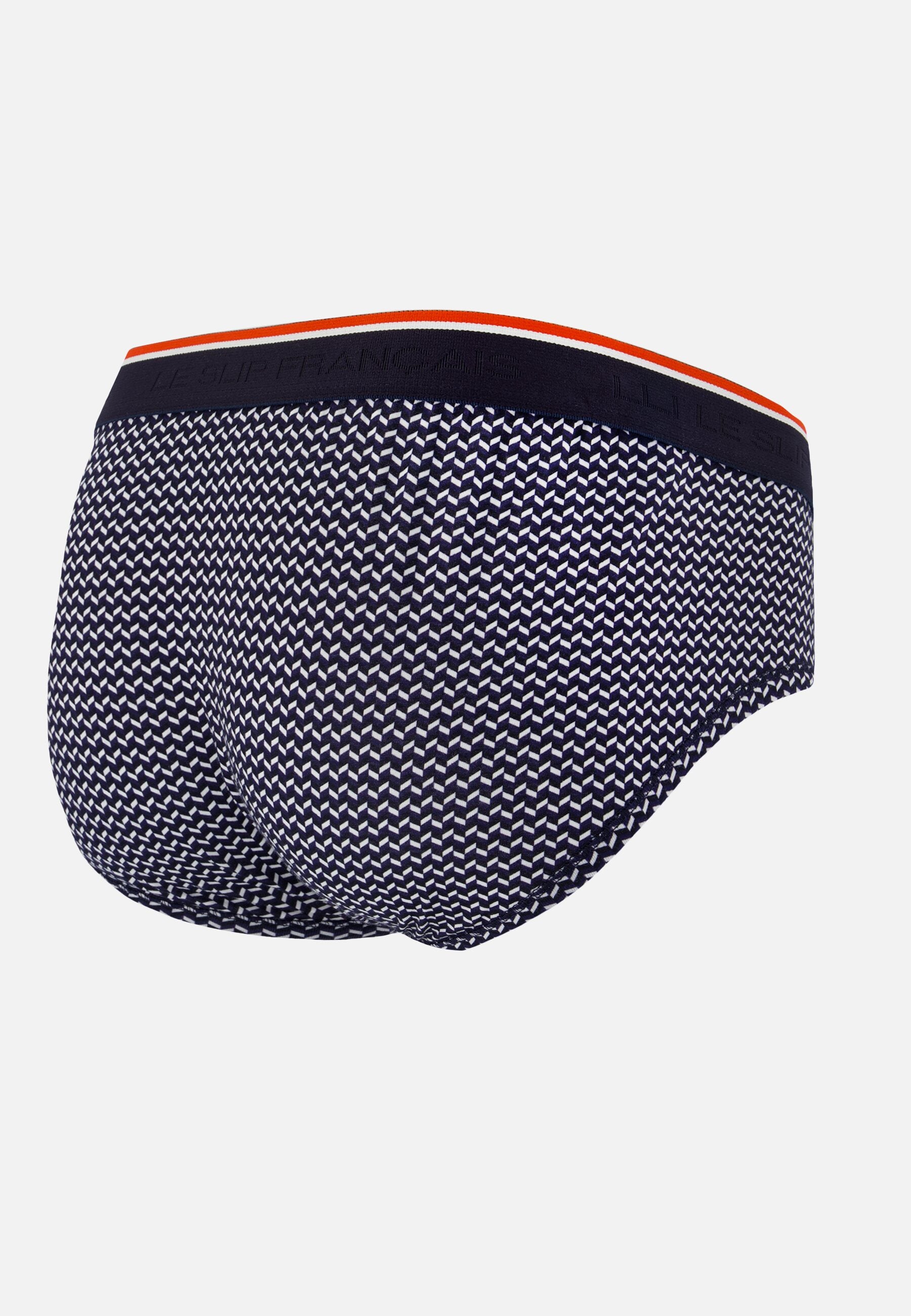 Slip marinière bleu en coton - Terrible Chevron