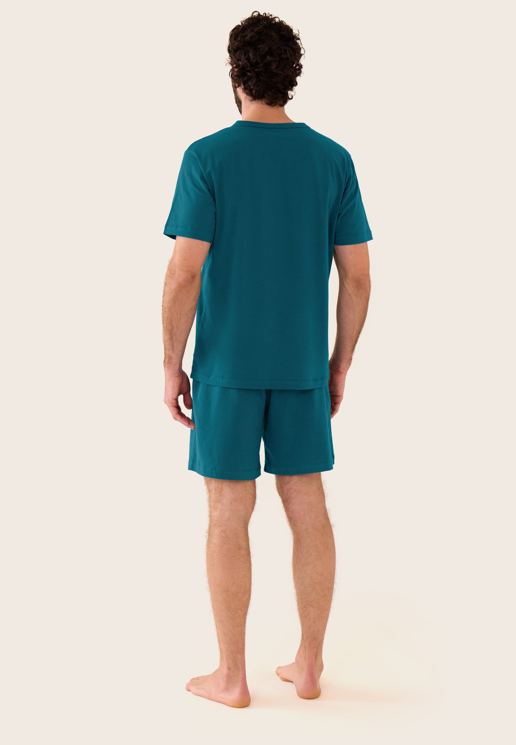 Pack of 2 short-sleeved cotton t-shirts - Formidable short-sleeved t-shirts in Teal and White