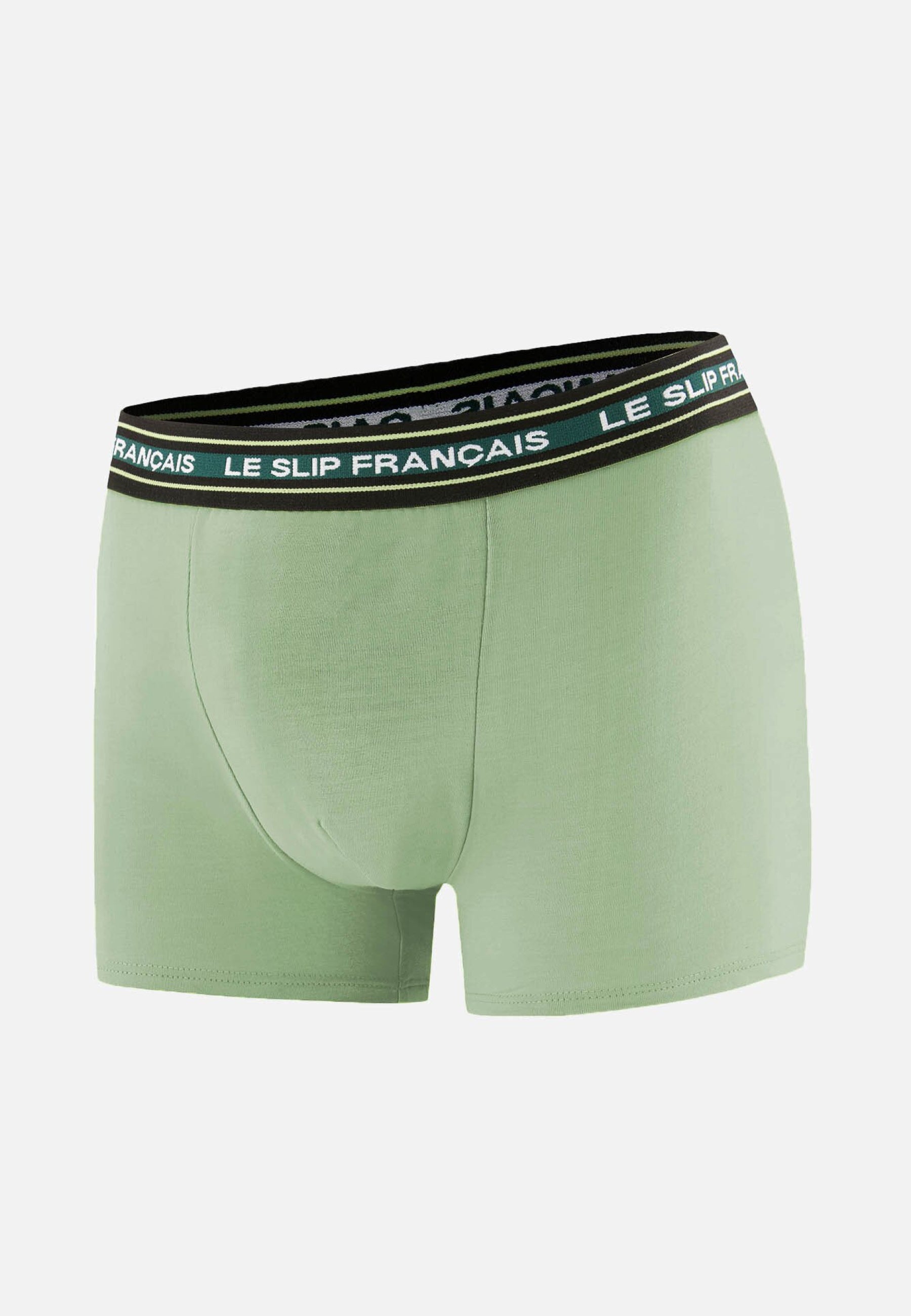 Boxer vert en coton - Redoutable Vert Sauge