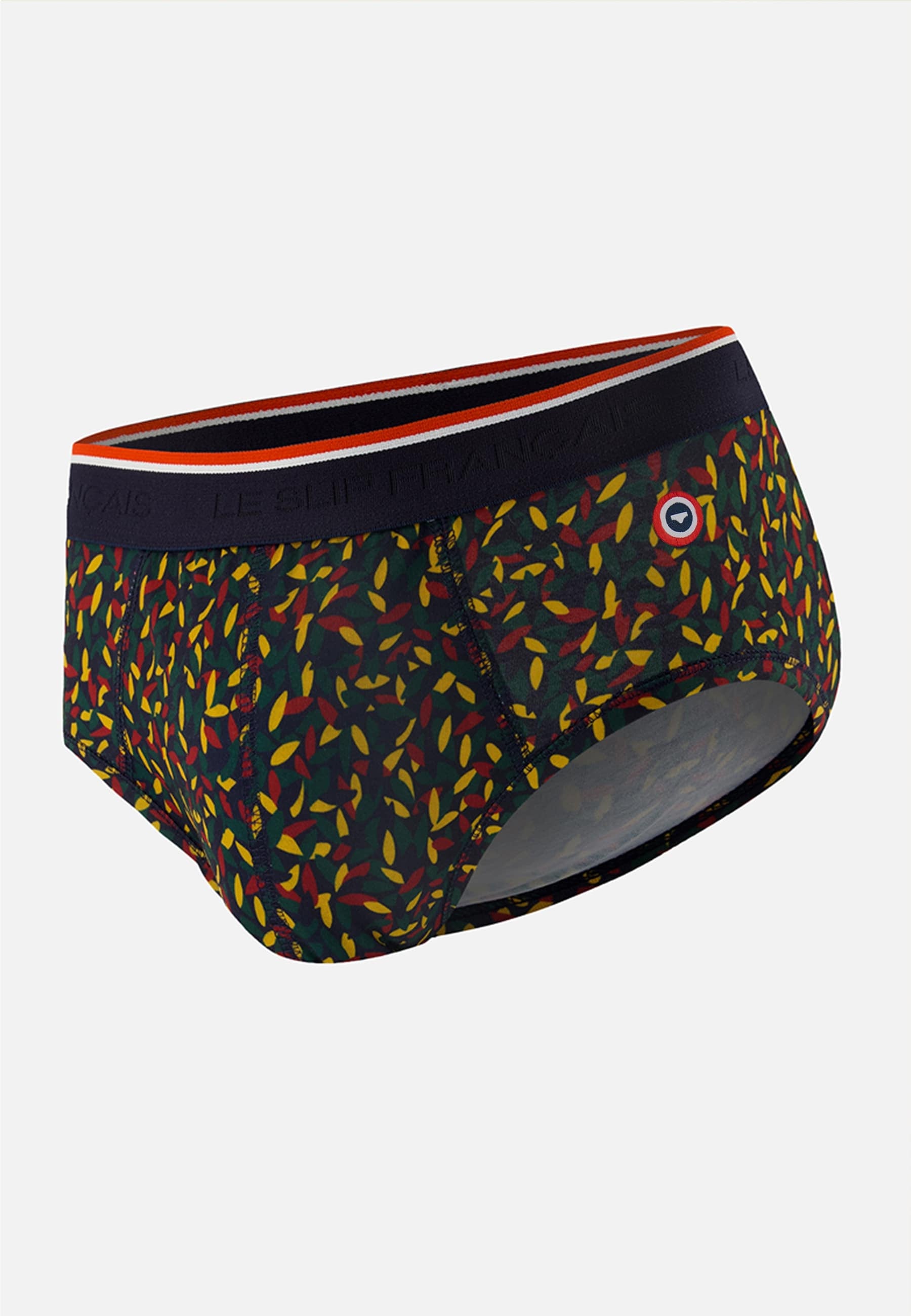 Fir green briefs with gavotte pattern - Terrible Gavotte Fir Green