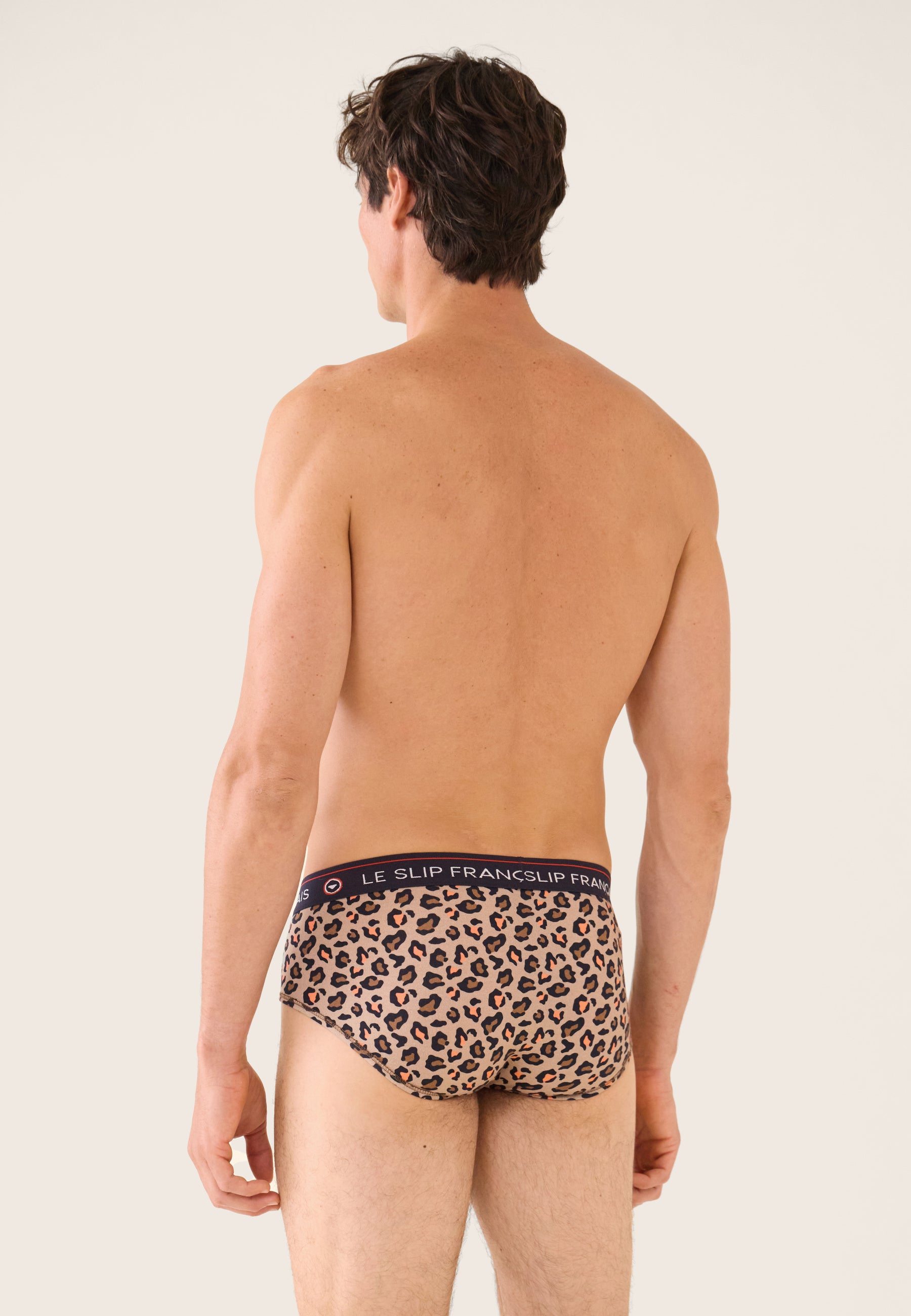 Leopard print cotton briefs - Intrepid Leopard