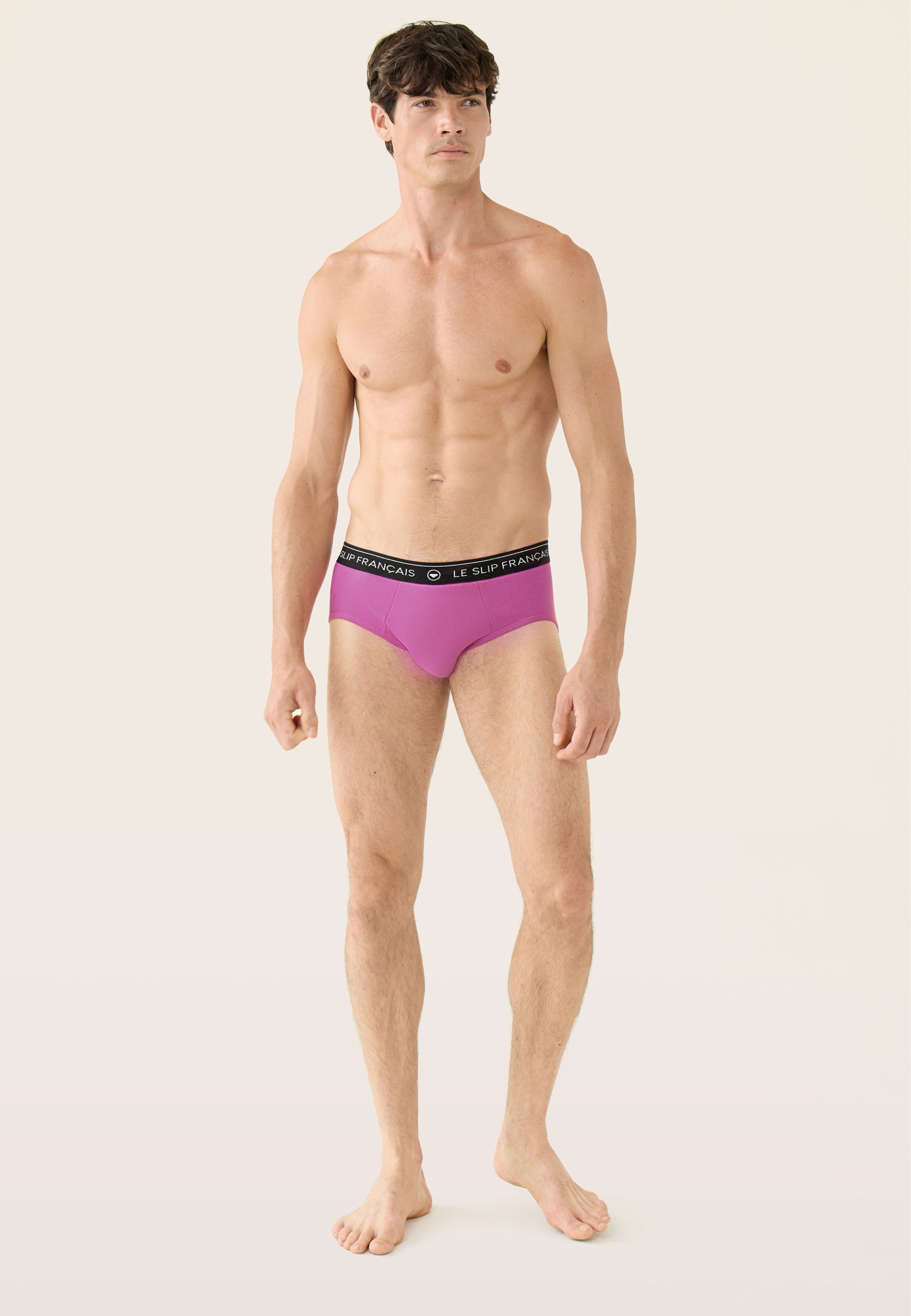 Fuchsia cotton briefs - Intrépide Fuchsia
