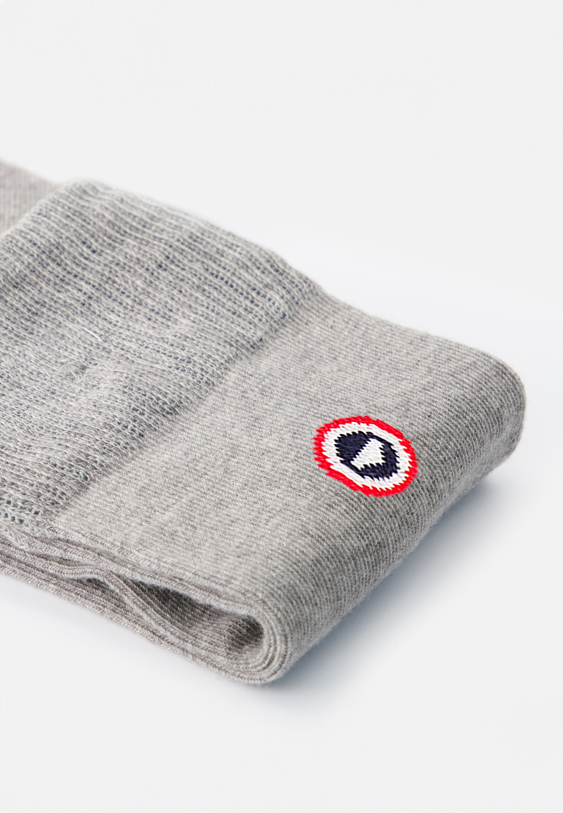 Chaussettes mi-hautes en coton - Lucas Gris Chiné