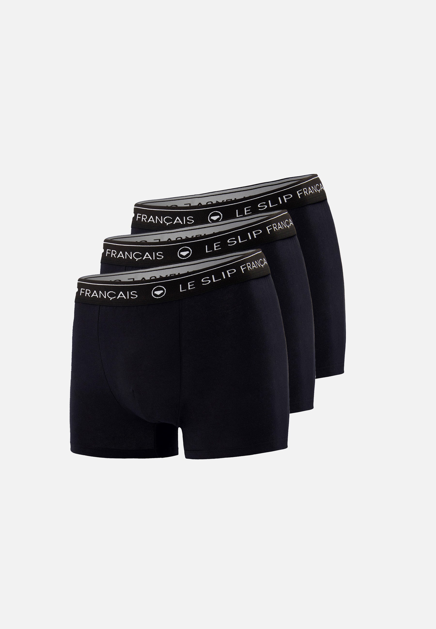 Lot de 3 boxers noir en coton - Boxers Noir