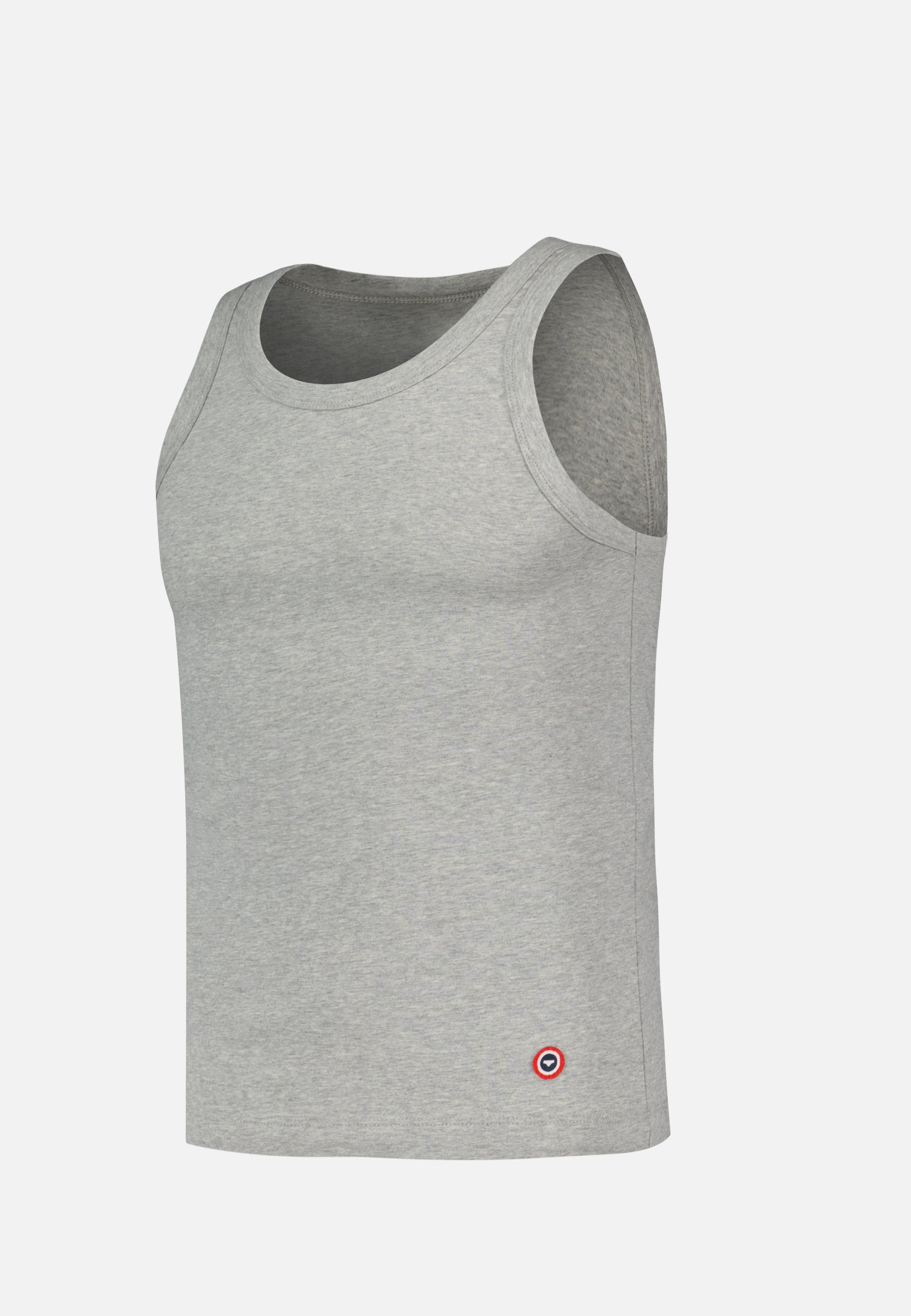 Men's gray cotton tank top - Fulminant Gris