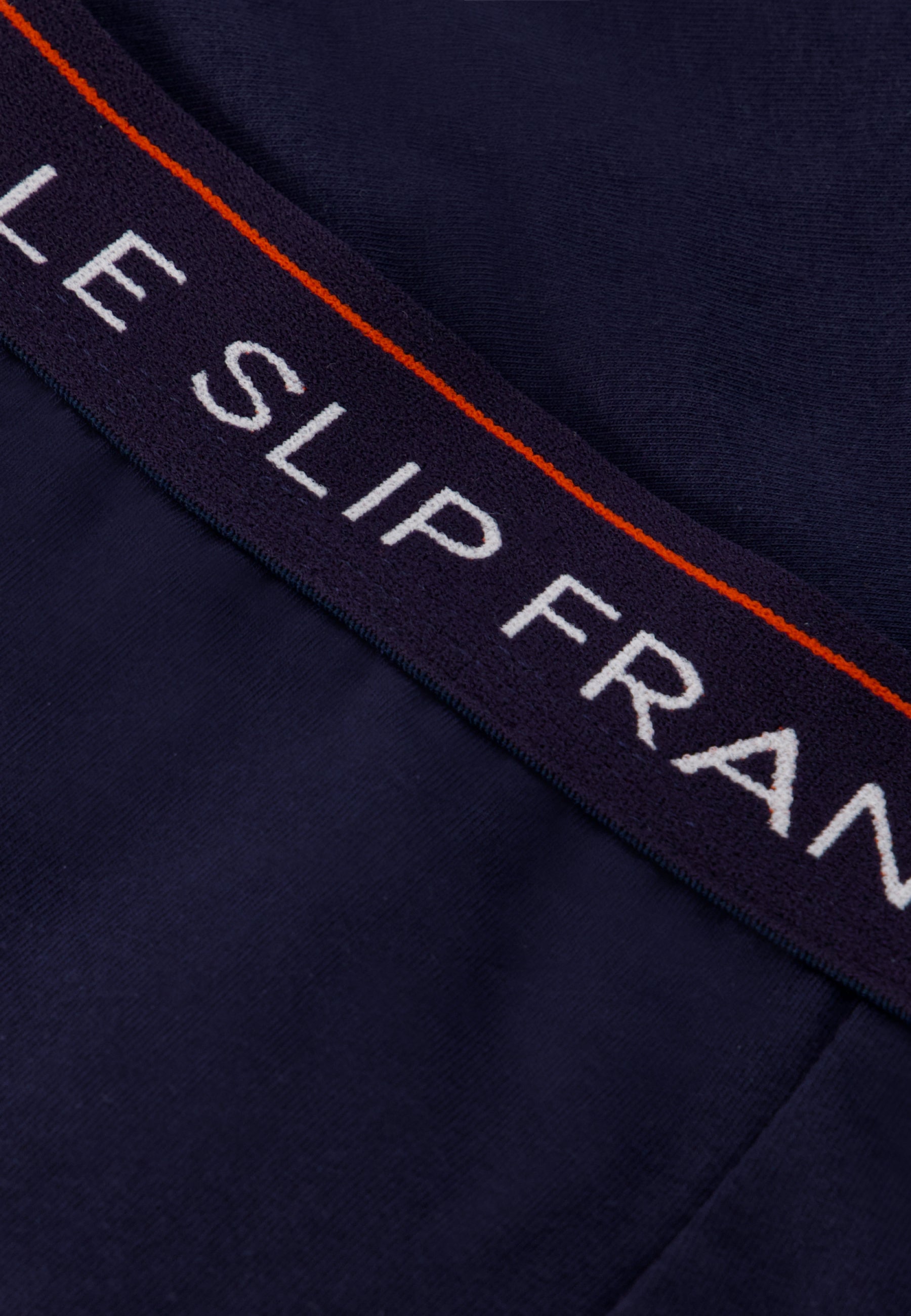 Lot de 2 slips en coton - Slips Bleu Marine Rouge