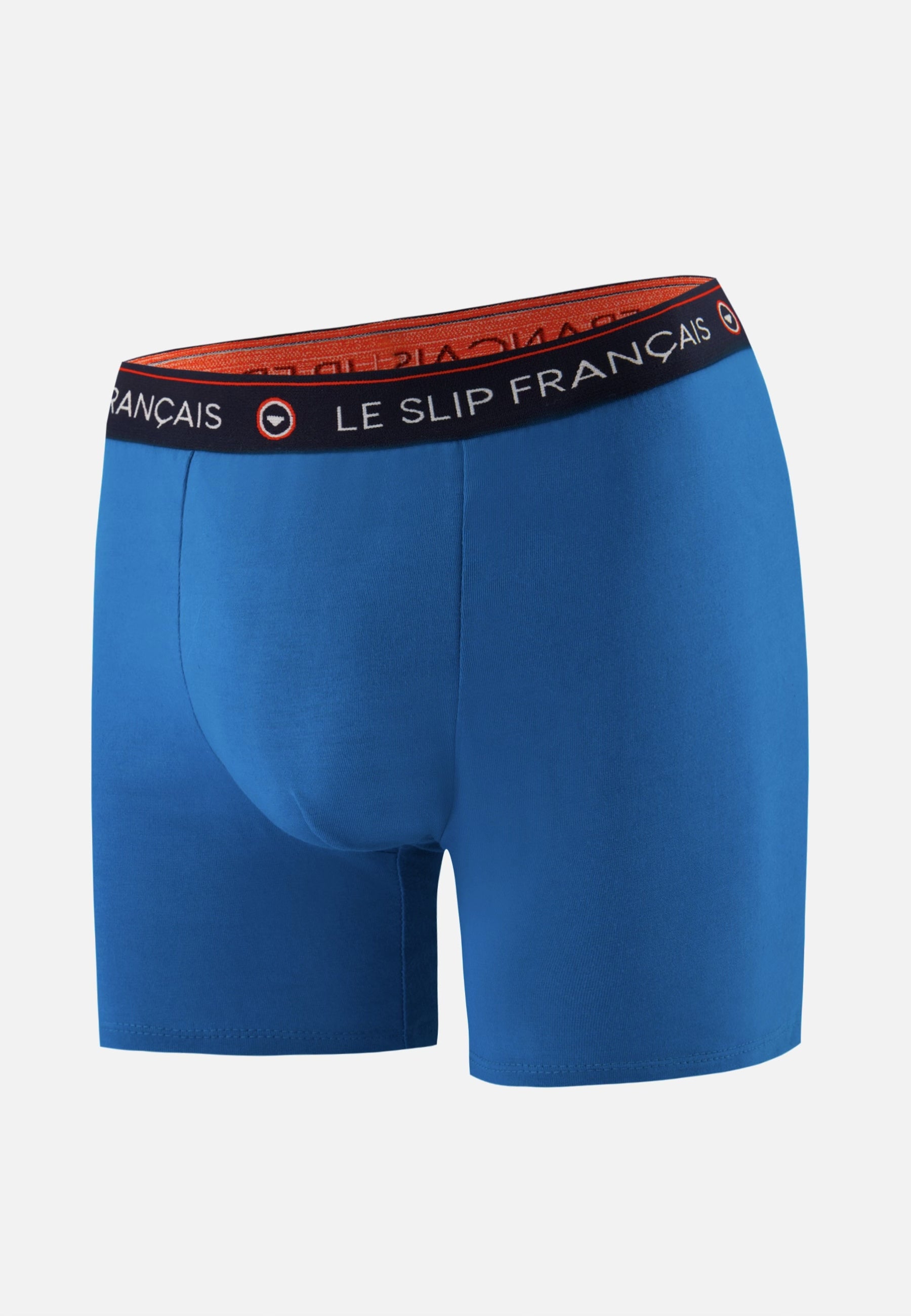 Boxer long bleu turquoise en coton - Redoutable Long Bleu Turquoise