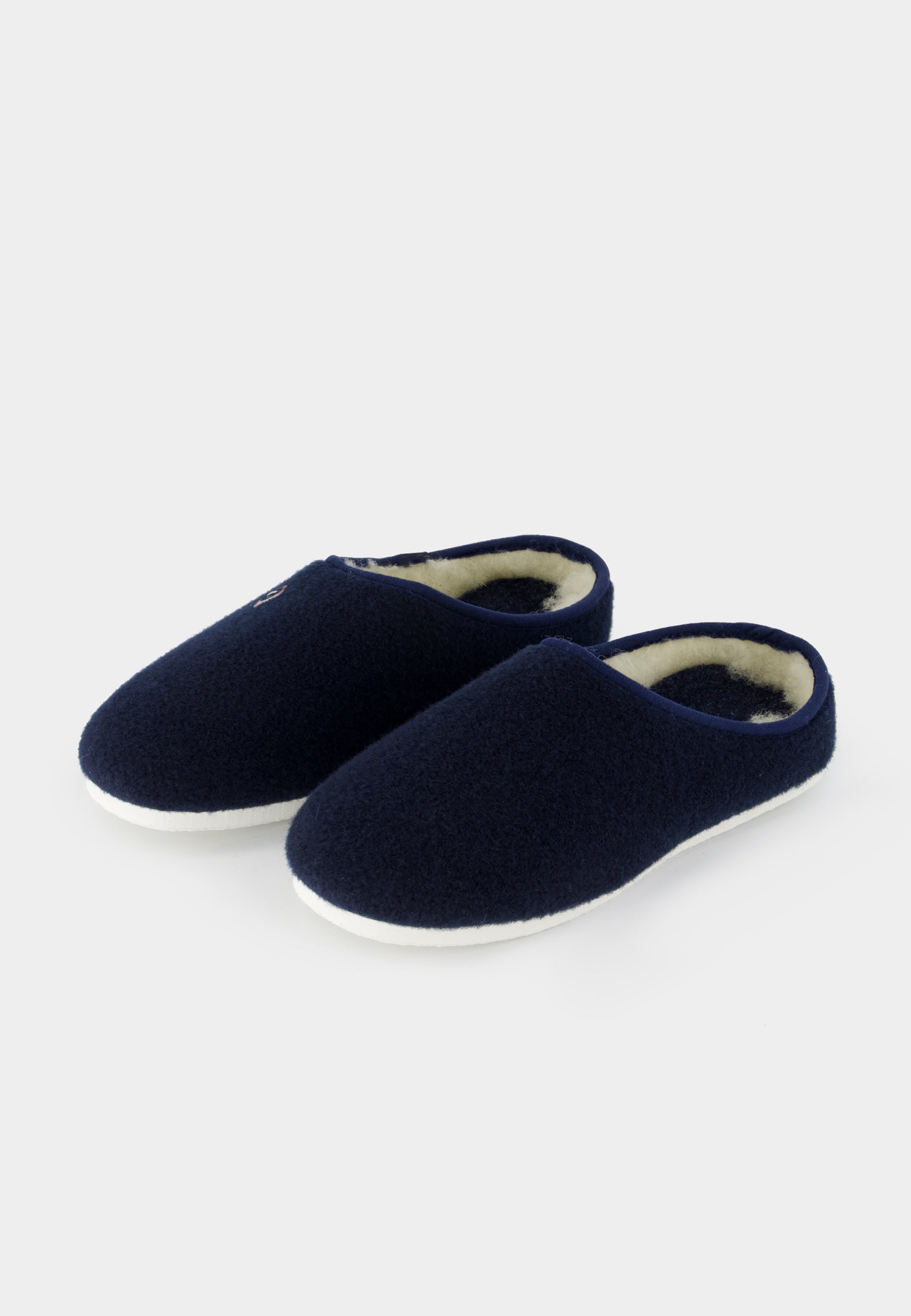 Navy blue indoor slippers - Claudio Marine Lsf