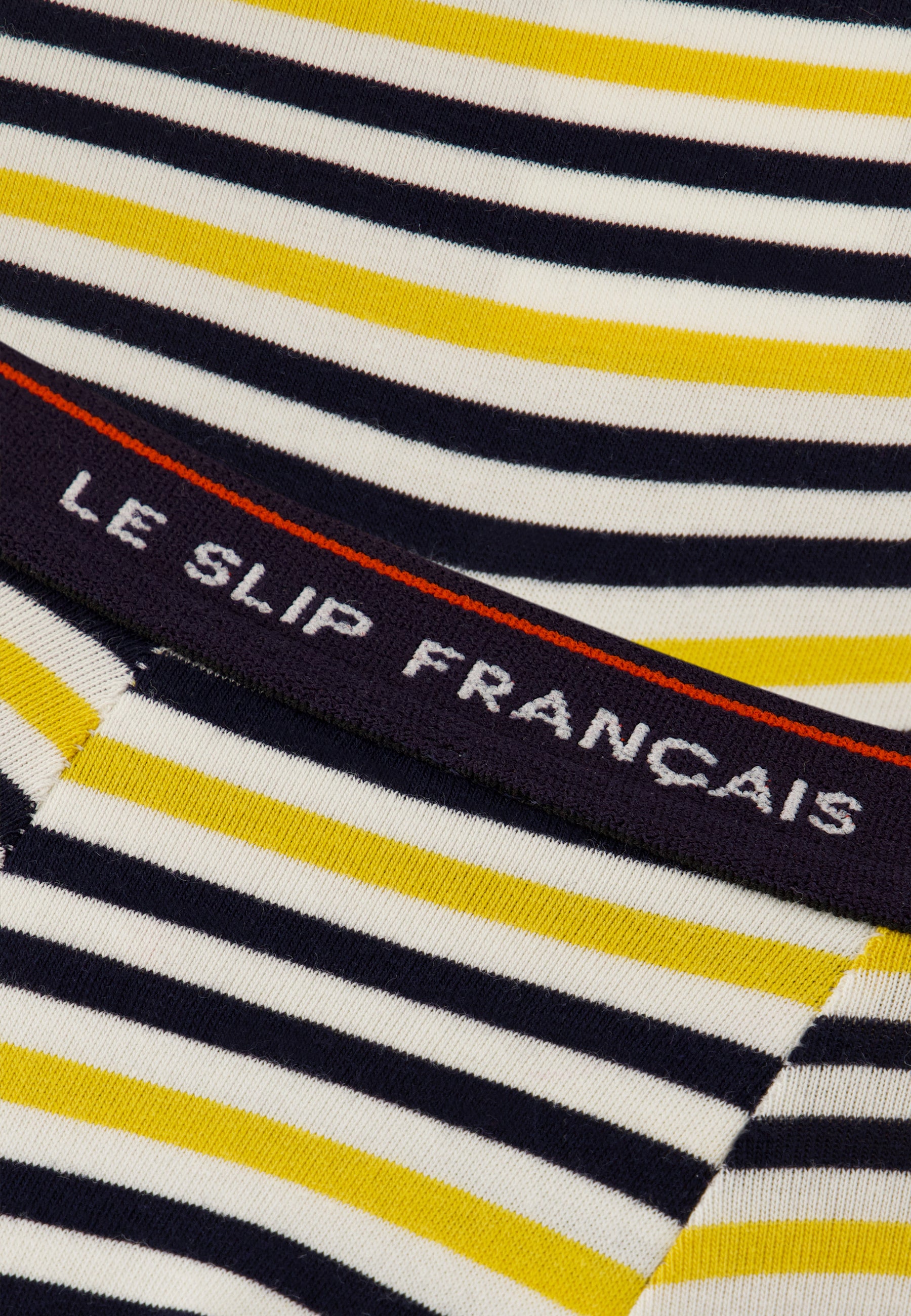 Children's yellow striped cotton boxer shorts - Petit Joseph Yellow Stripes
