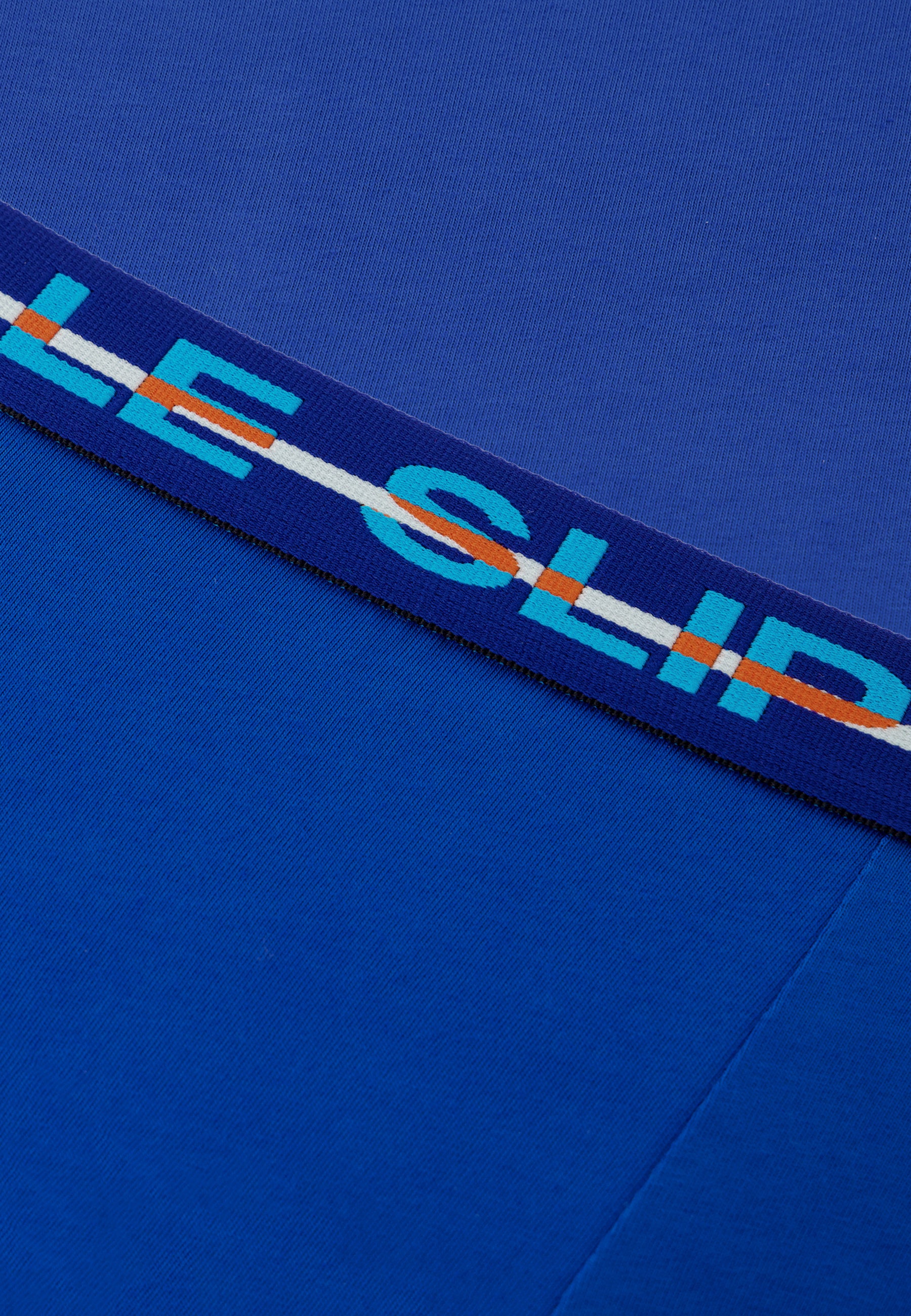 Boxer long bleu en coton - Redoutable Long Bleu Nautique