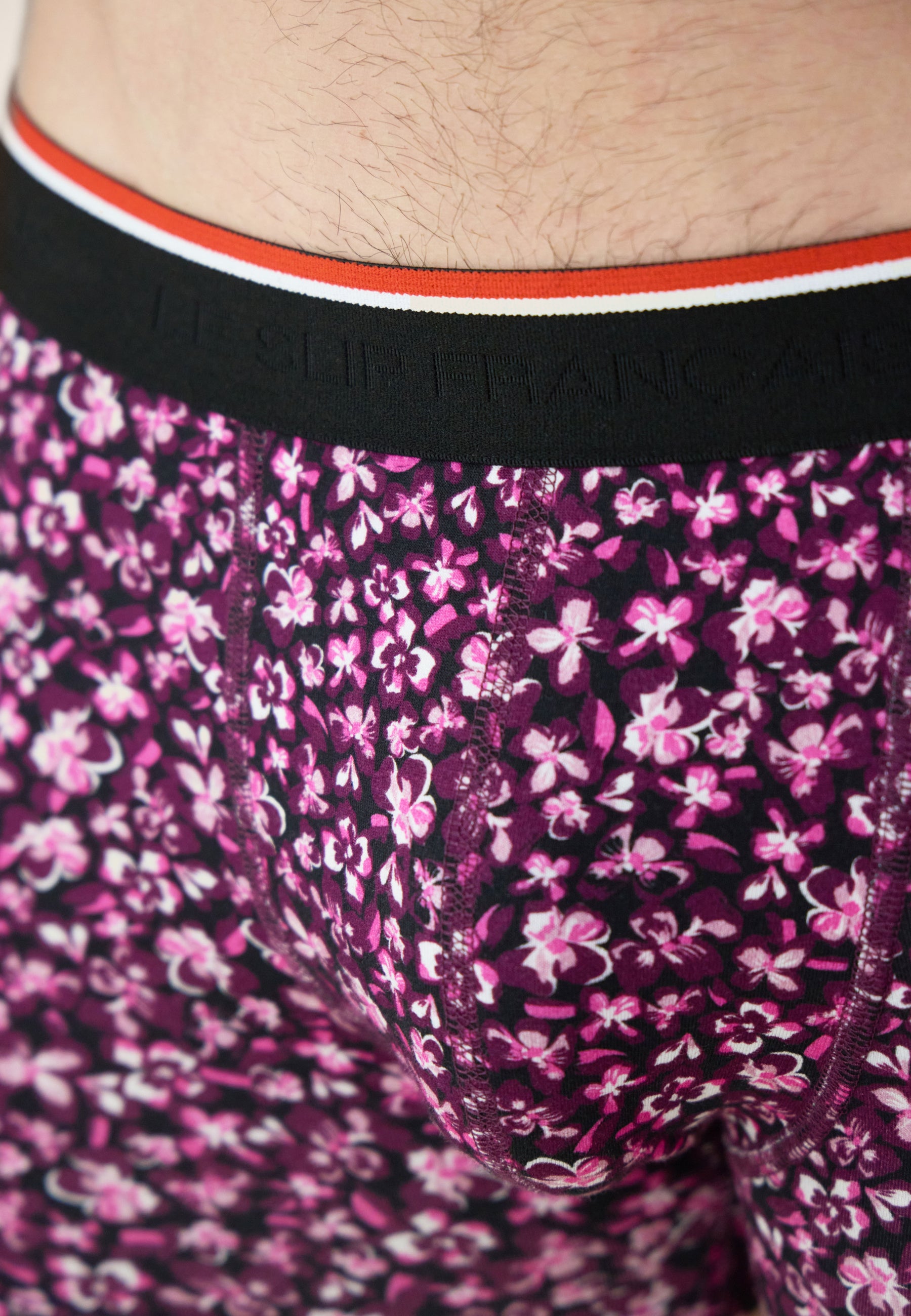 Pack of 2 cotton boxers - Plum Hibiscus Plum Boxers