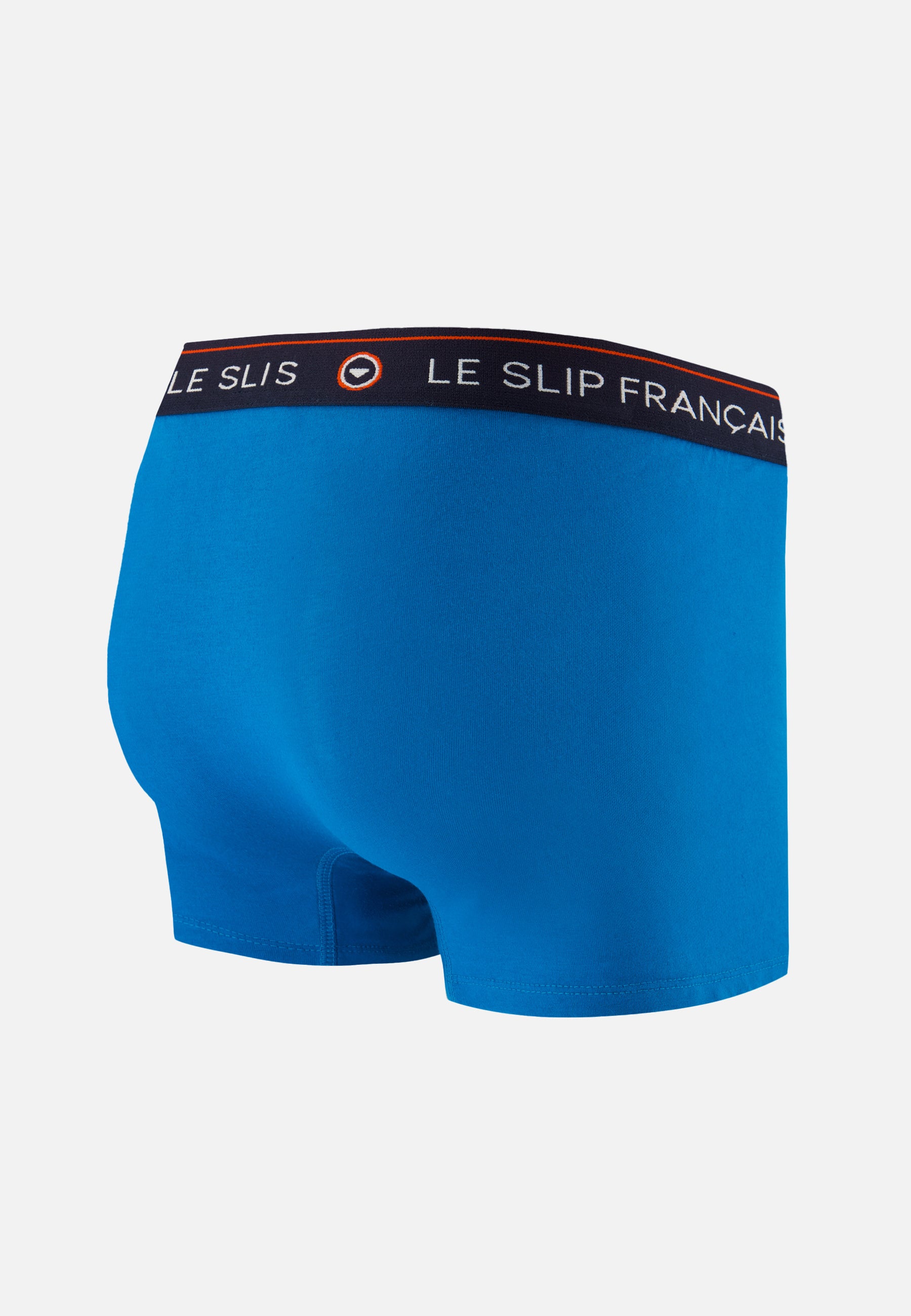 Turquoise blue cotton boxer shorts - Redoutable Bleu Turquoise