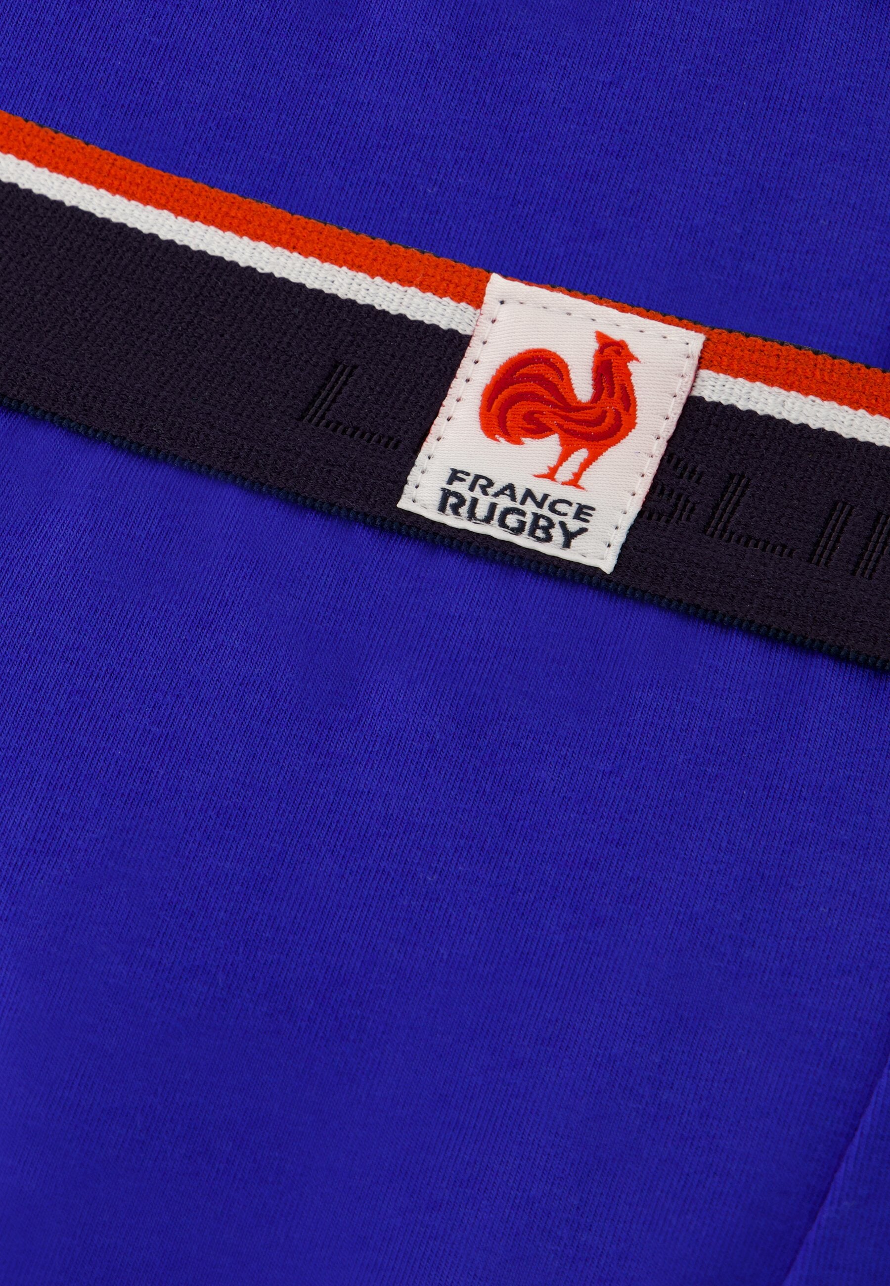 Boxer bleu france rugby en coton - Redoutable Indigo France Rugby