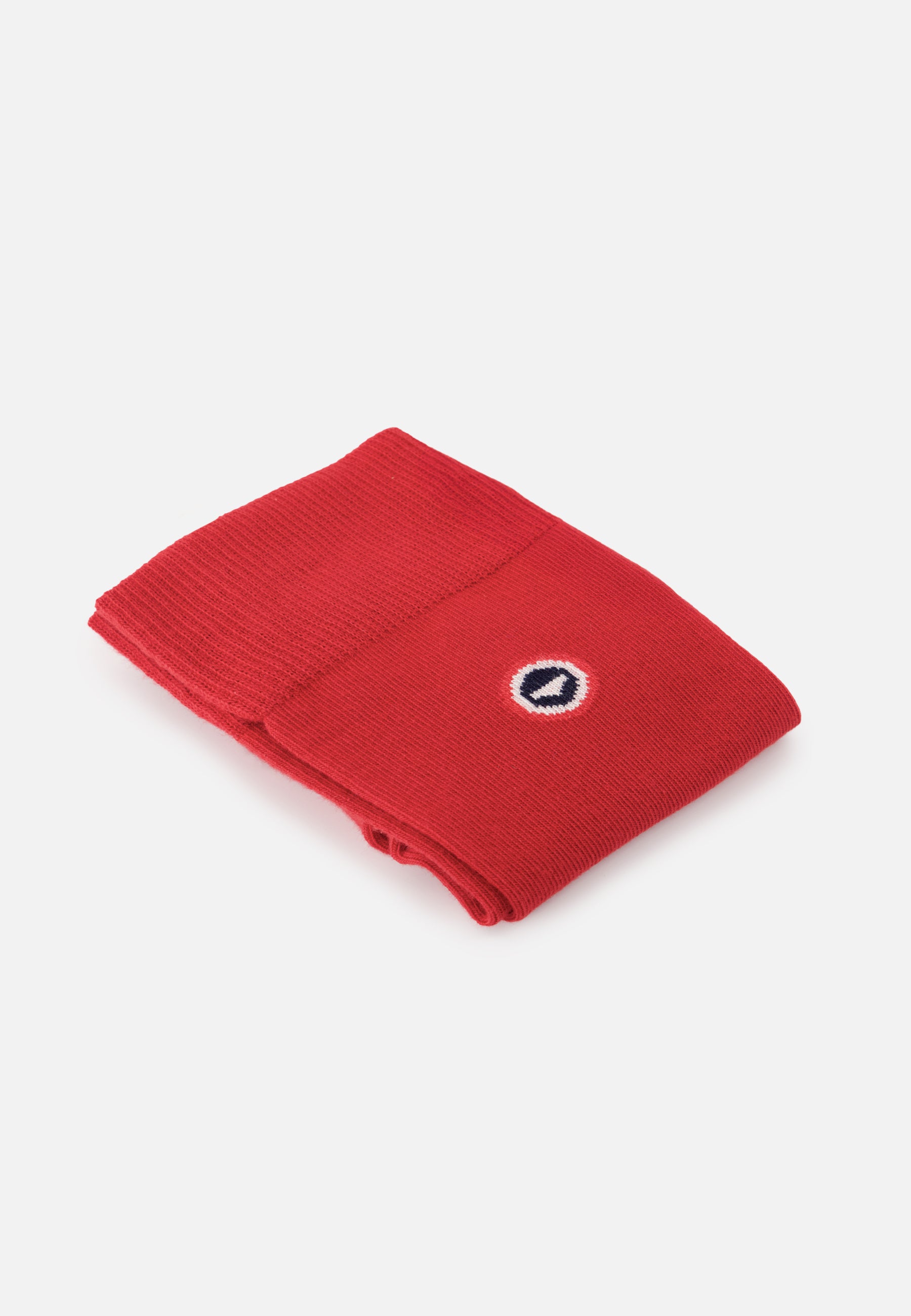 Unisex cotton mid-calf socks - Lucas Cherry Red