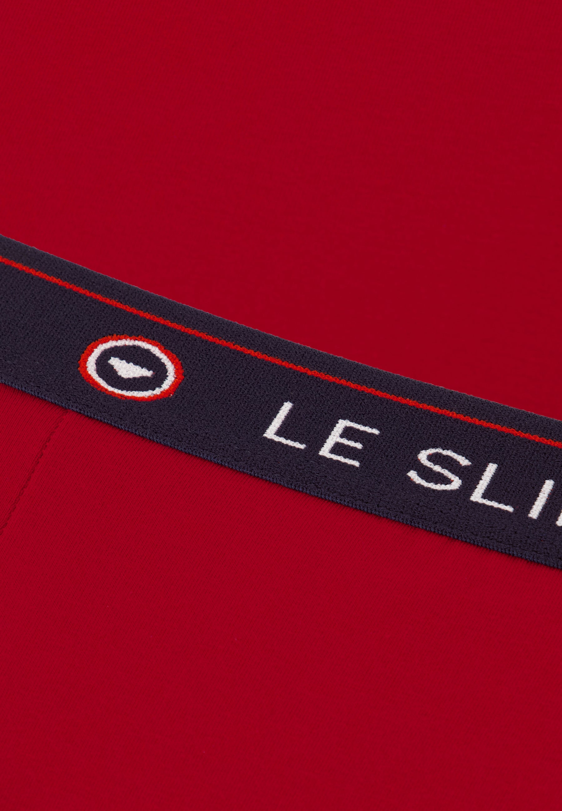 Red cotton boxer shorts - Redoutable Cherry Red