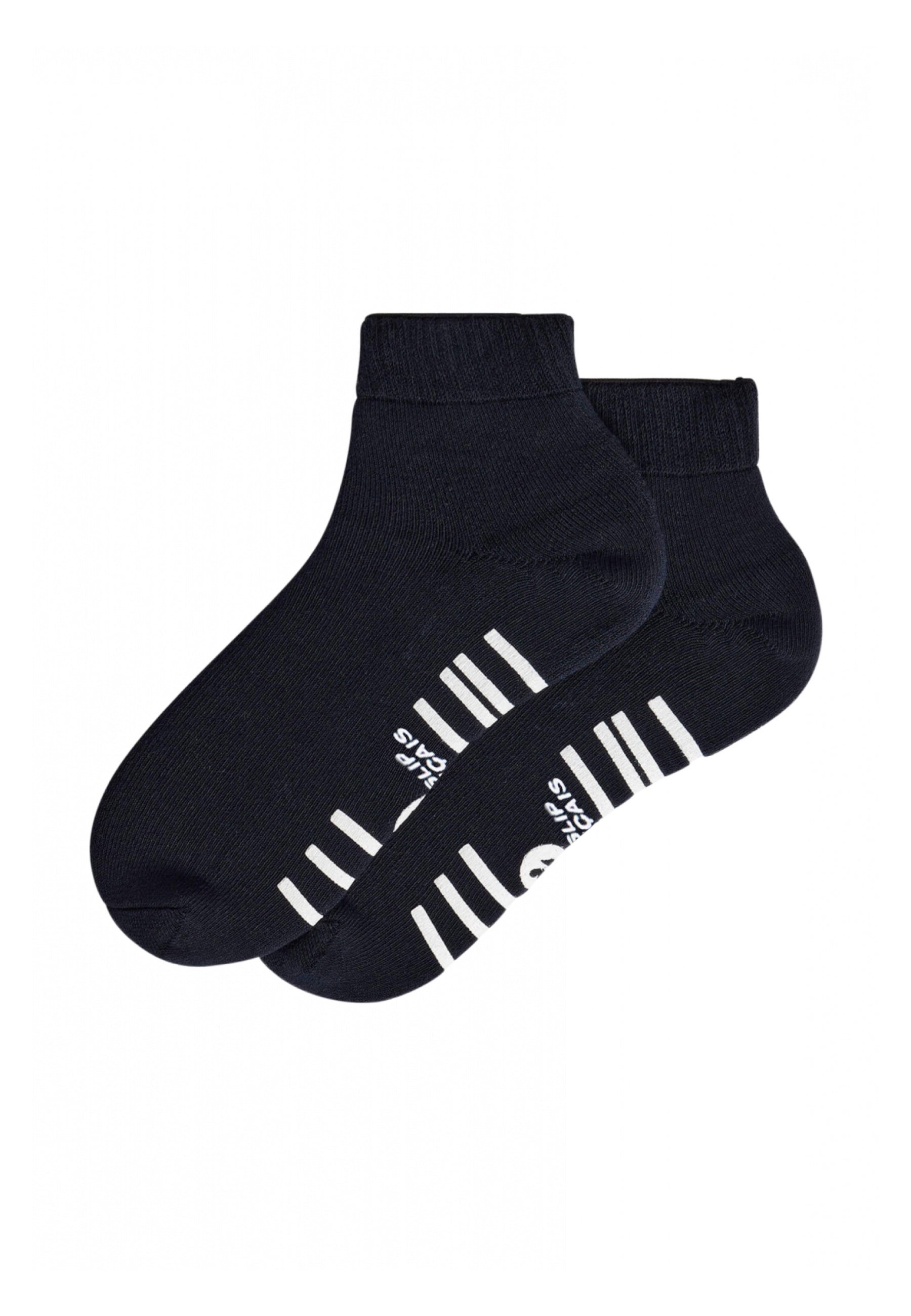 Chaussettes courtes à semelle anti-dérapante - Chaussonou Marine