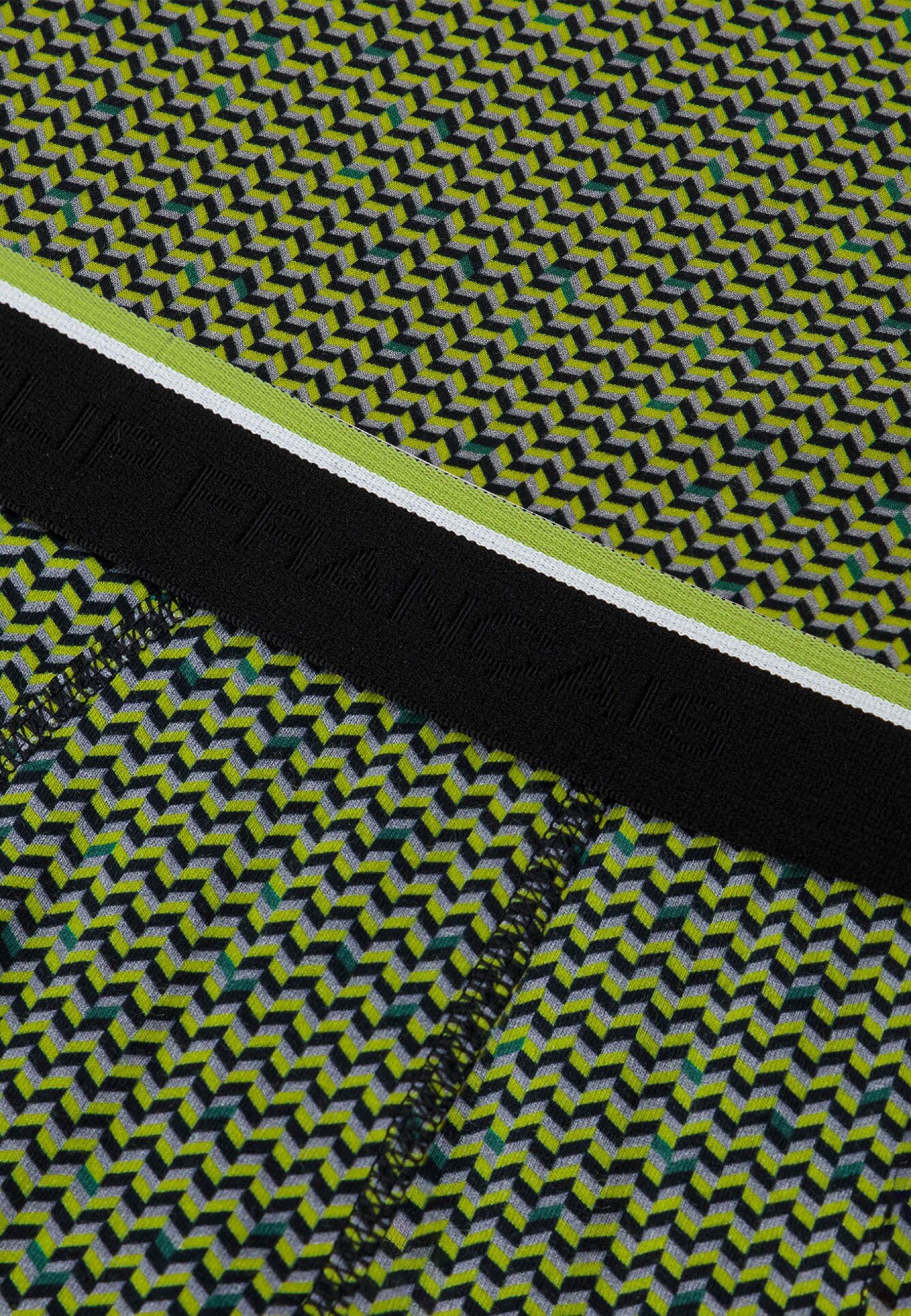 Slip à motif chevron jaune anis en coton - Terrible Chevron Jaune Anis