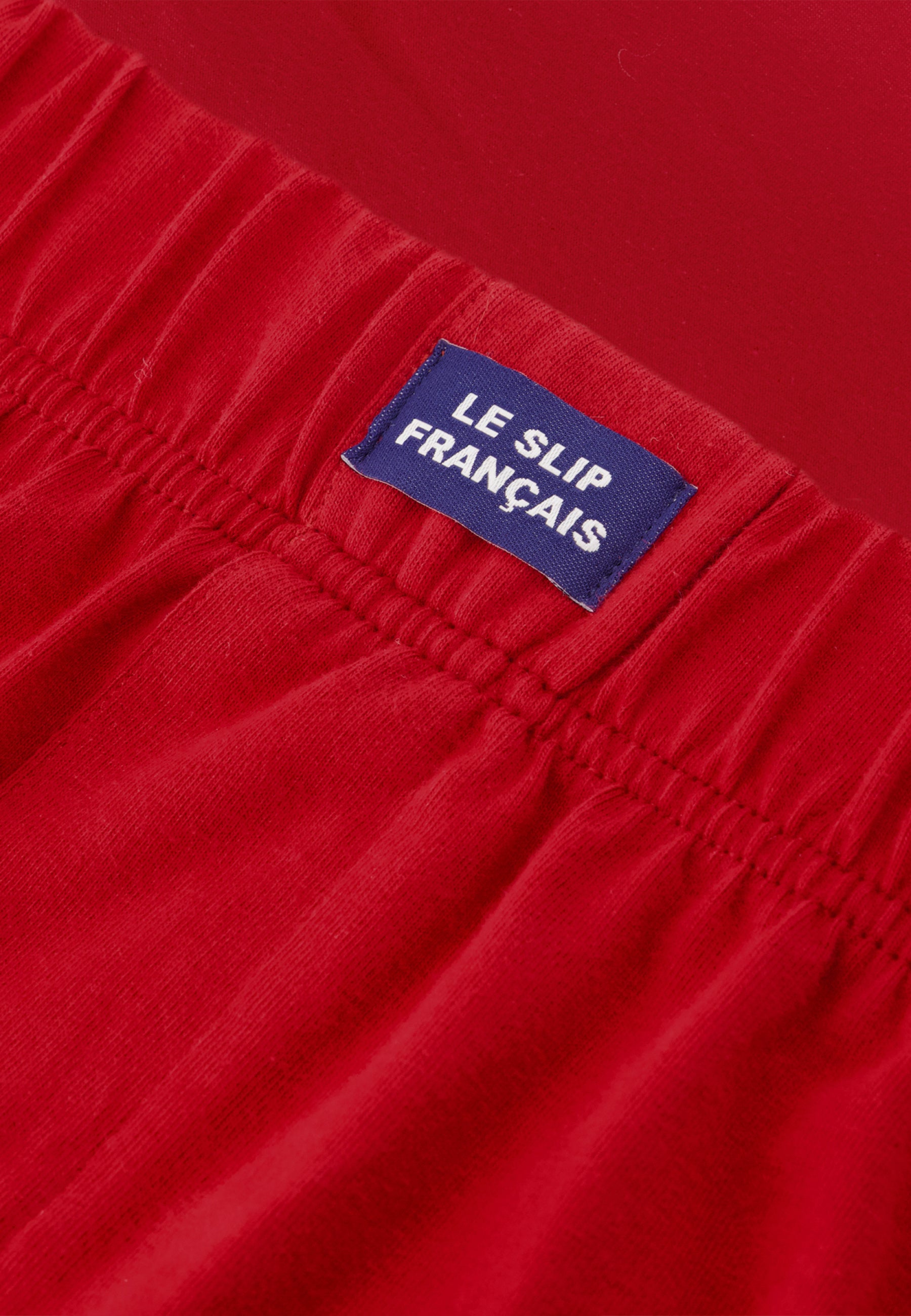 Caleçon rouge en jersey de coton - Fredo Rouge