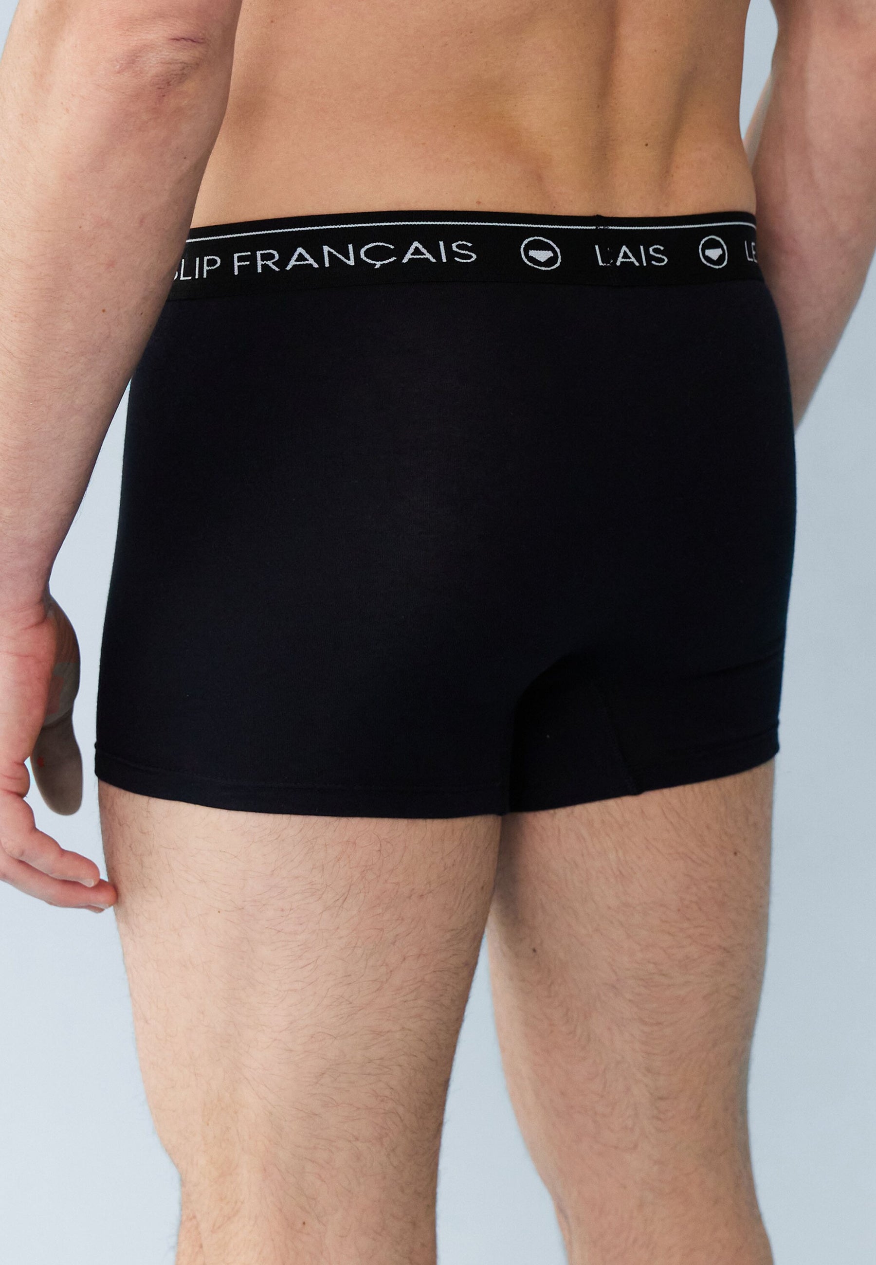 Lot de 3 boxers noir en coton - Boxers Noir