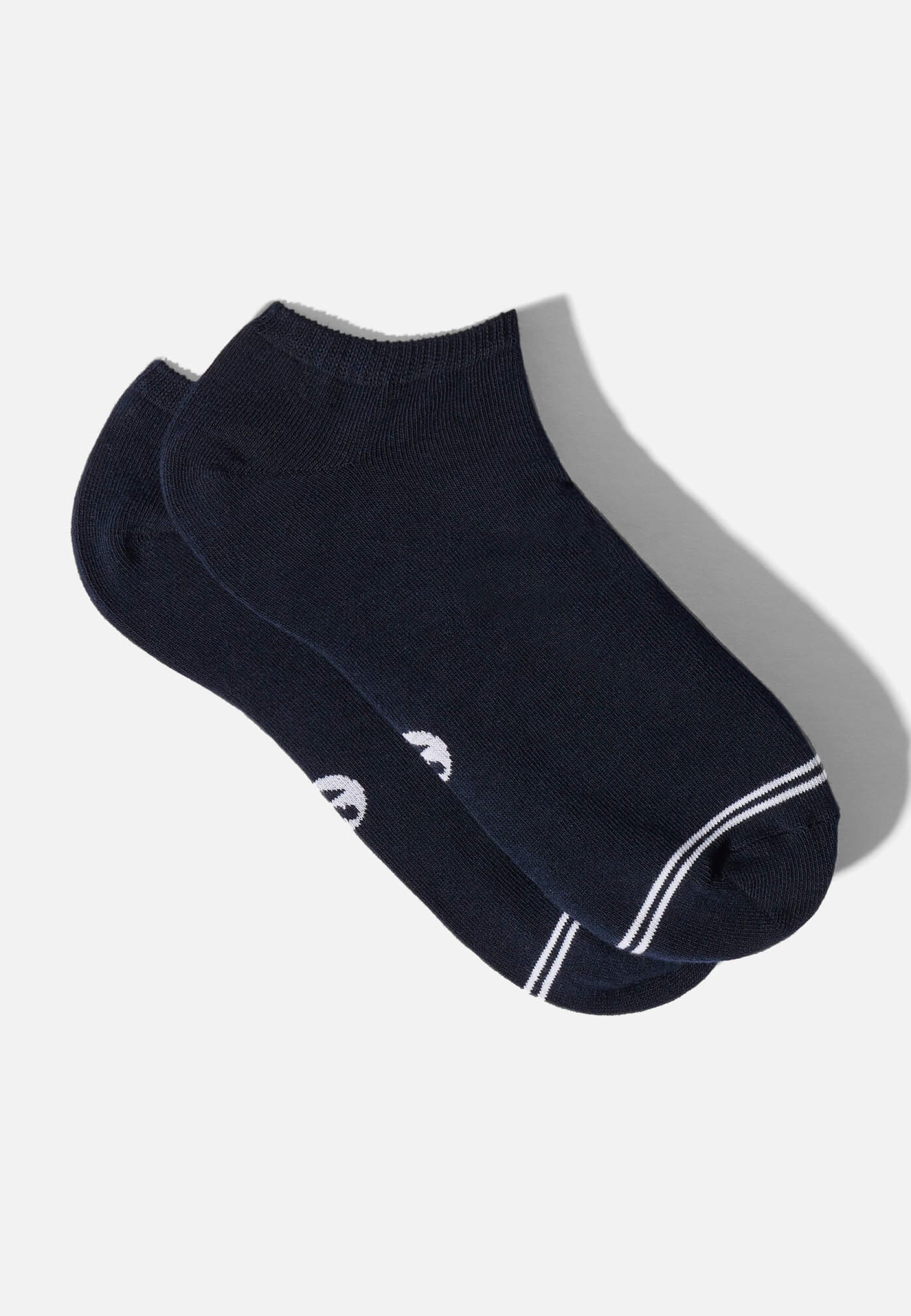 Pack of 5 pairs of low socks - Mariniere Navy Grey China White Black